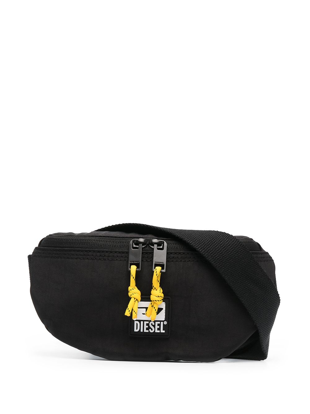 logo-plaque belt bag - 1