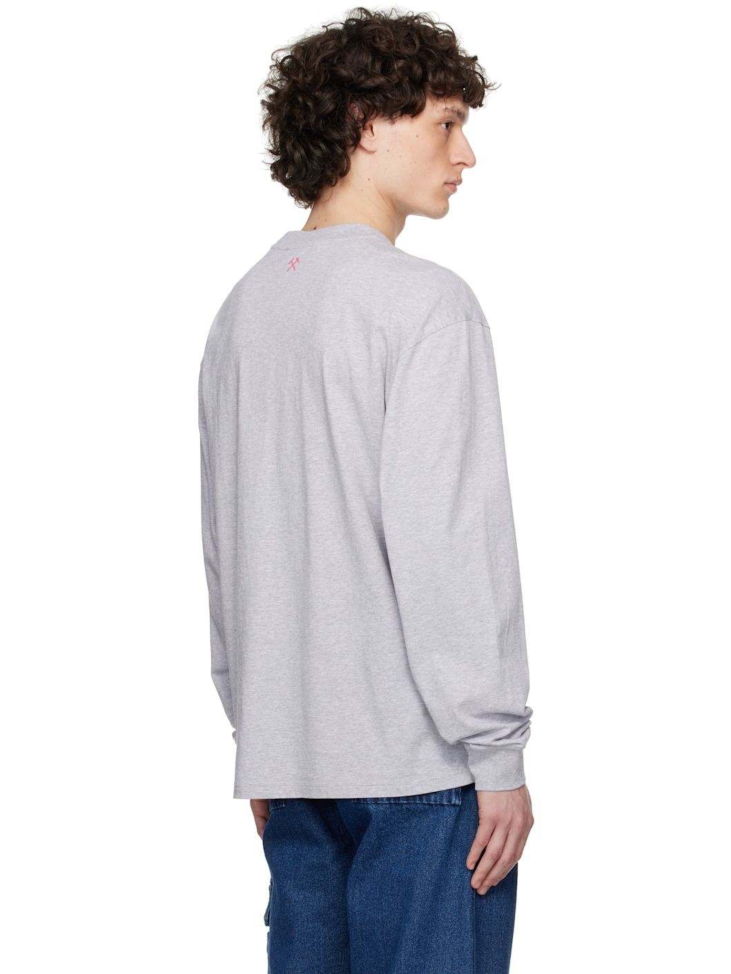 Gray 'Kanak Attak' Long Sleeve T-shirt - 3