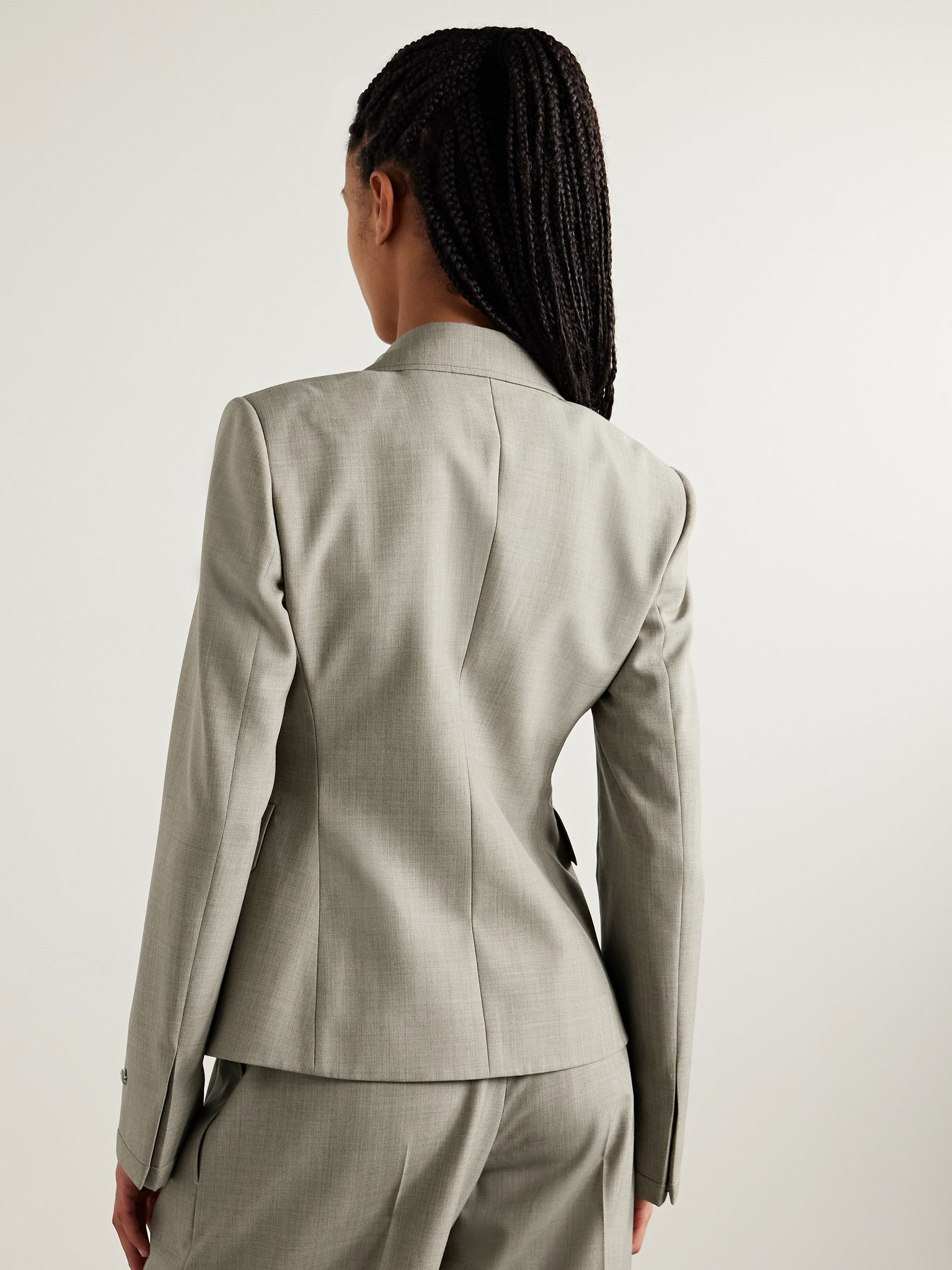 Wool blazer Green - 4