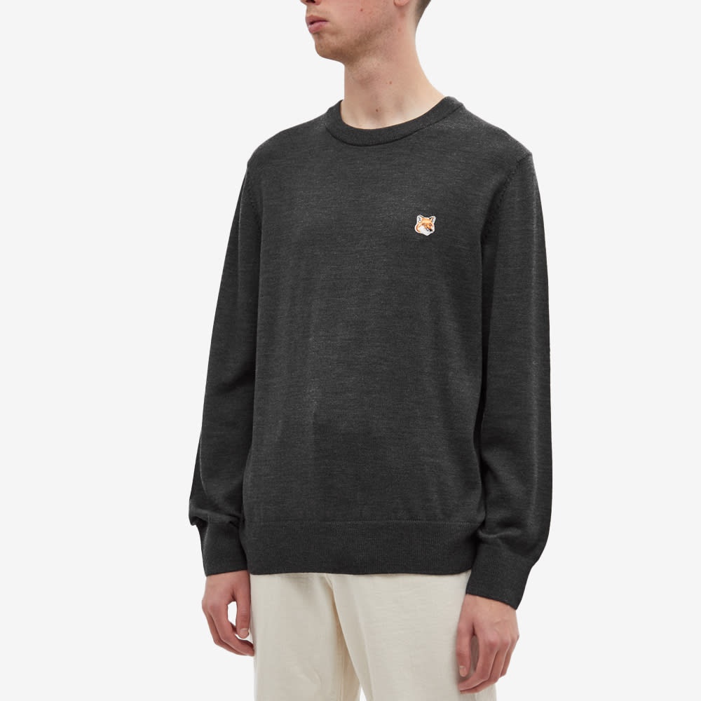 Maison Kitsuné Fox Head Patch Knit - 3