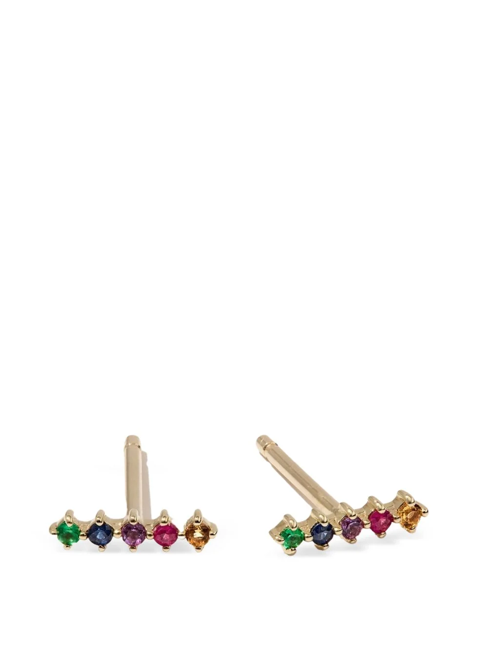 Rainbow Bar Studs earrings - 1