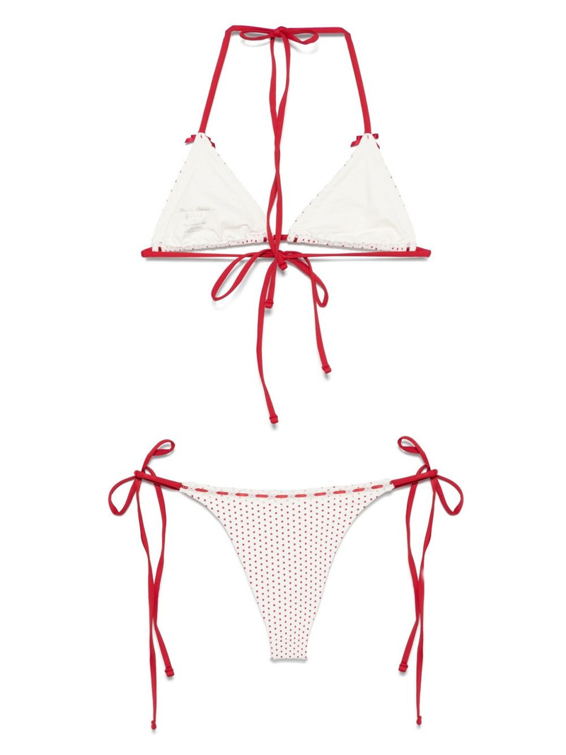 Frankies Bikinis polka dot-print bikini set outlook