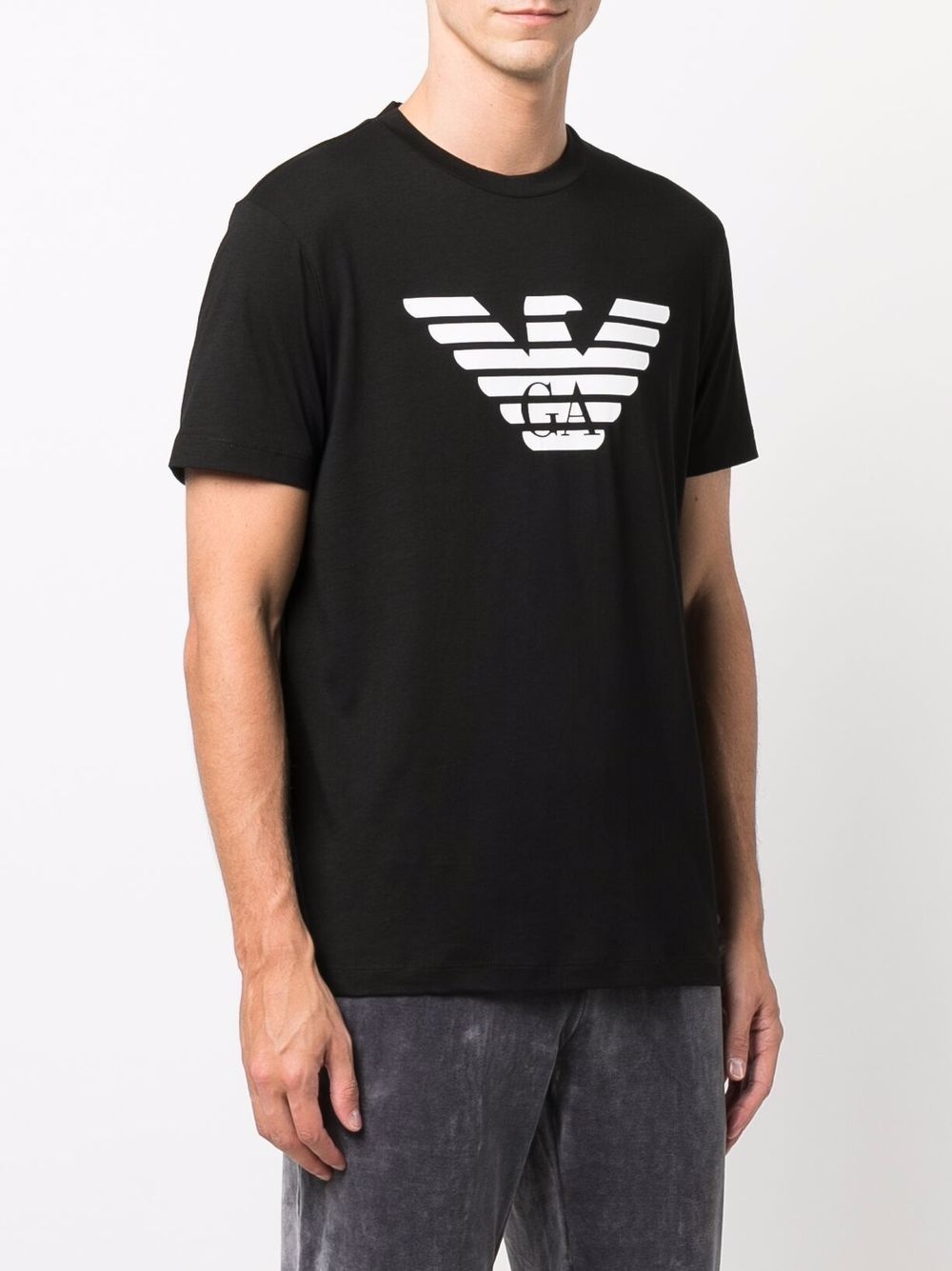 logo-print T-shirt - 3