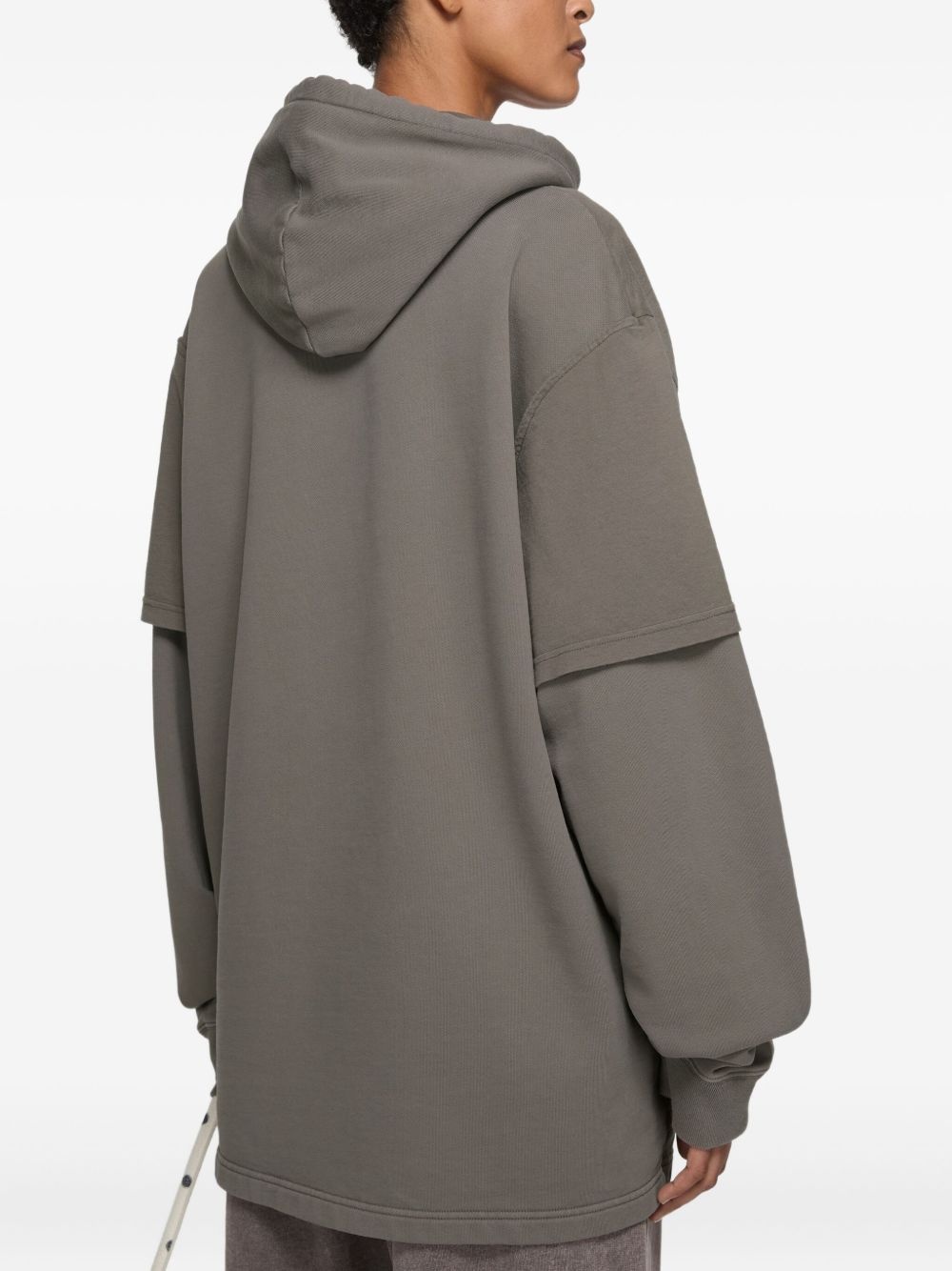 double layer hoodie - 4