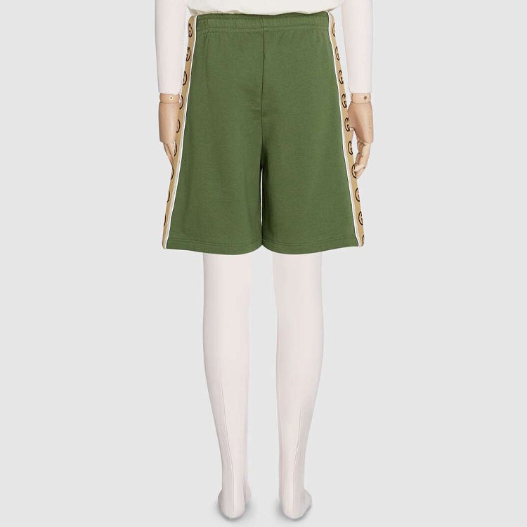 Gucci Knitted Cotton Shorts For Men Green 630715-XJBUW-3806 - 3