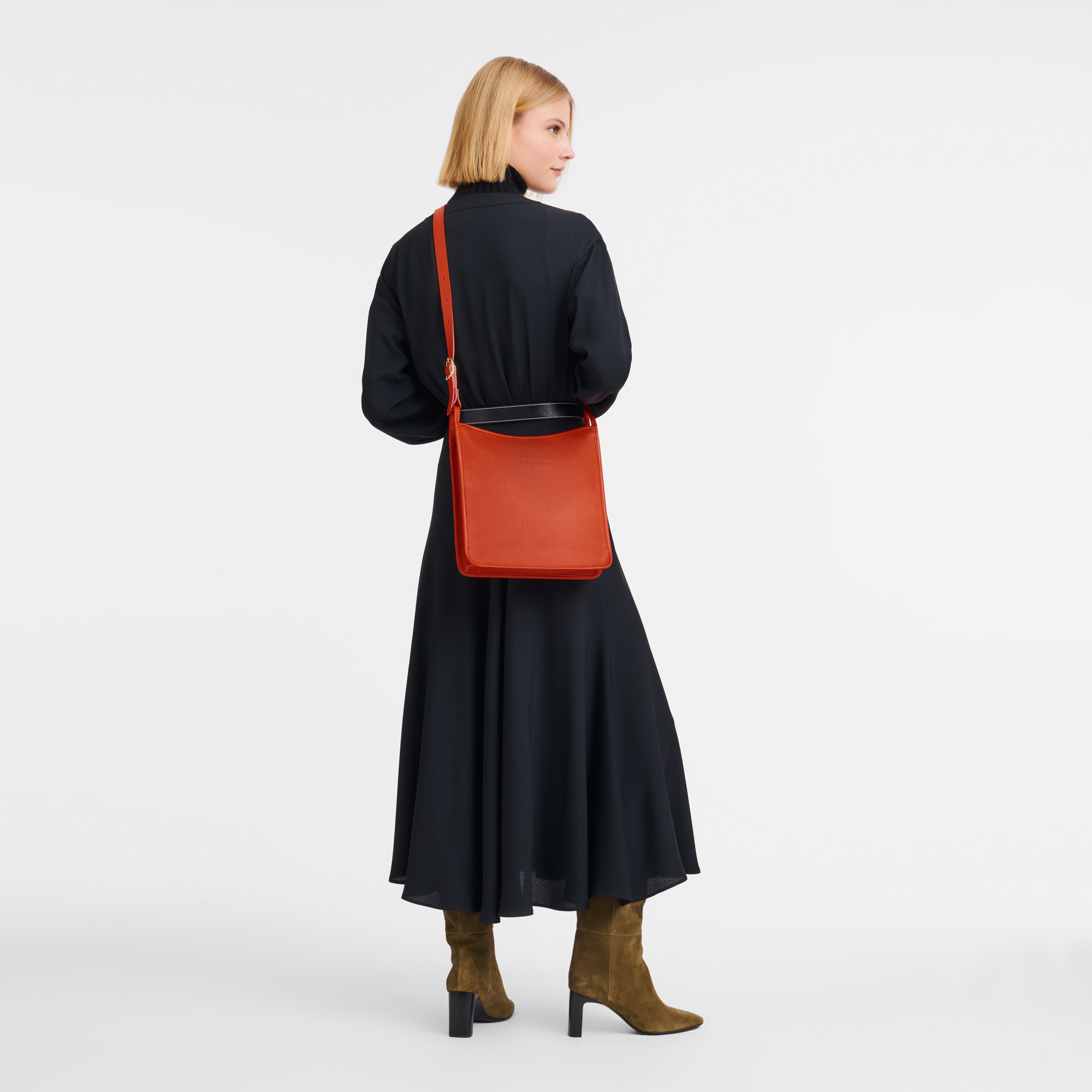 Le Foulonné M Crossbody bag Paprika - Leather - 2