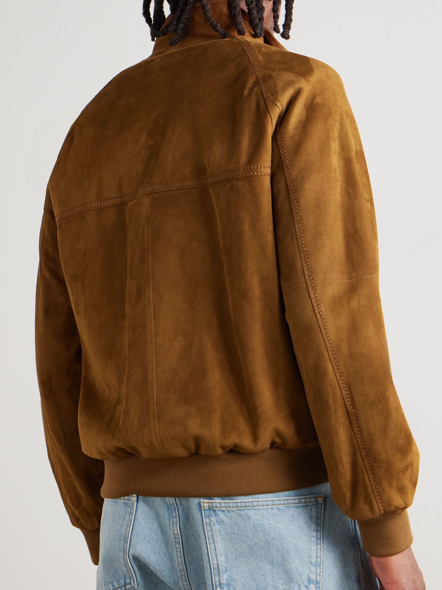 Suede Jacket Brown - 3