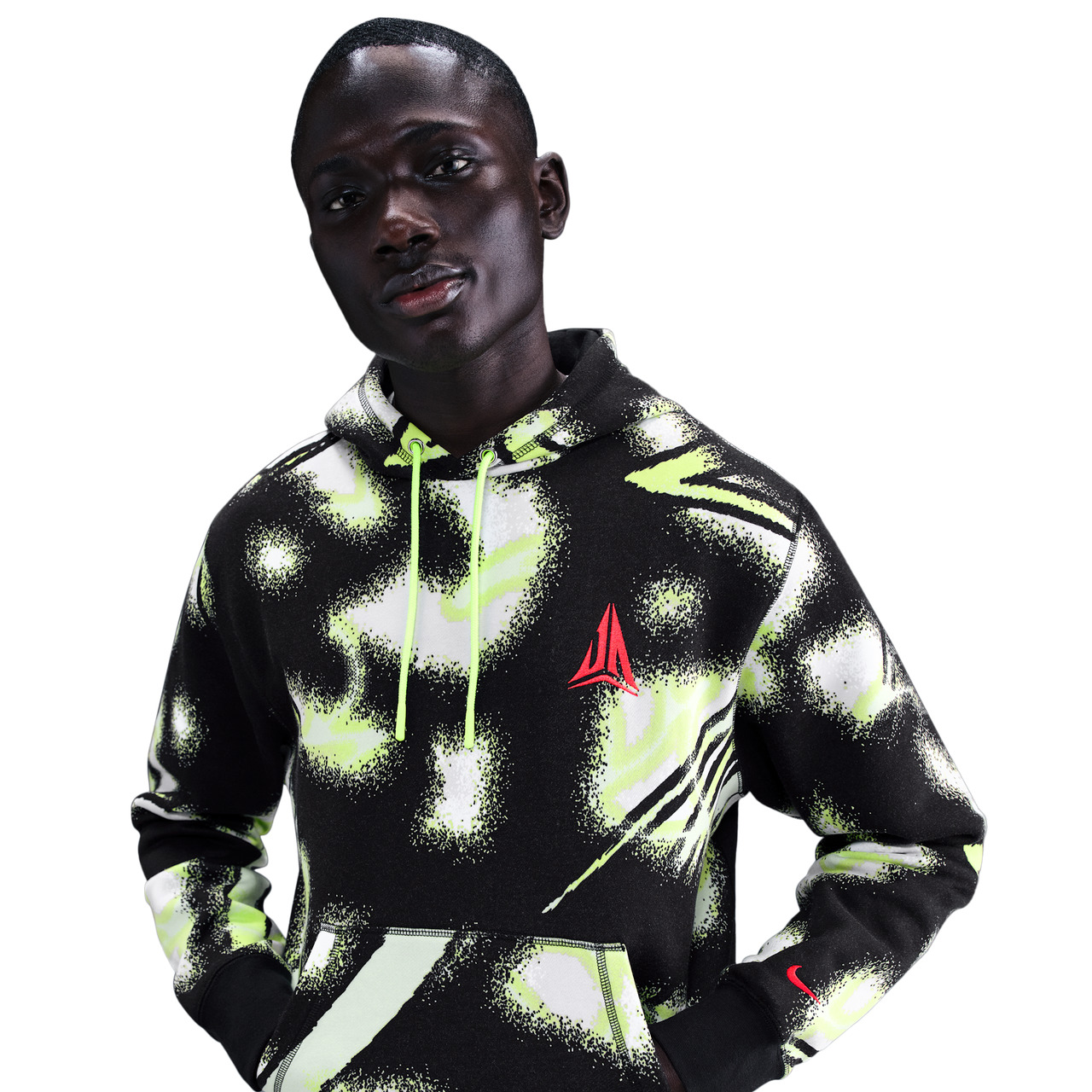 Nike Mens Nike Ja Club Basketball Pullover Hoodie - 1