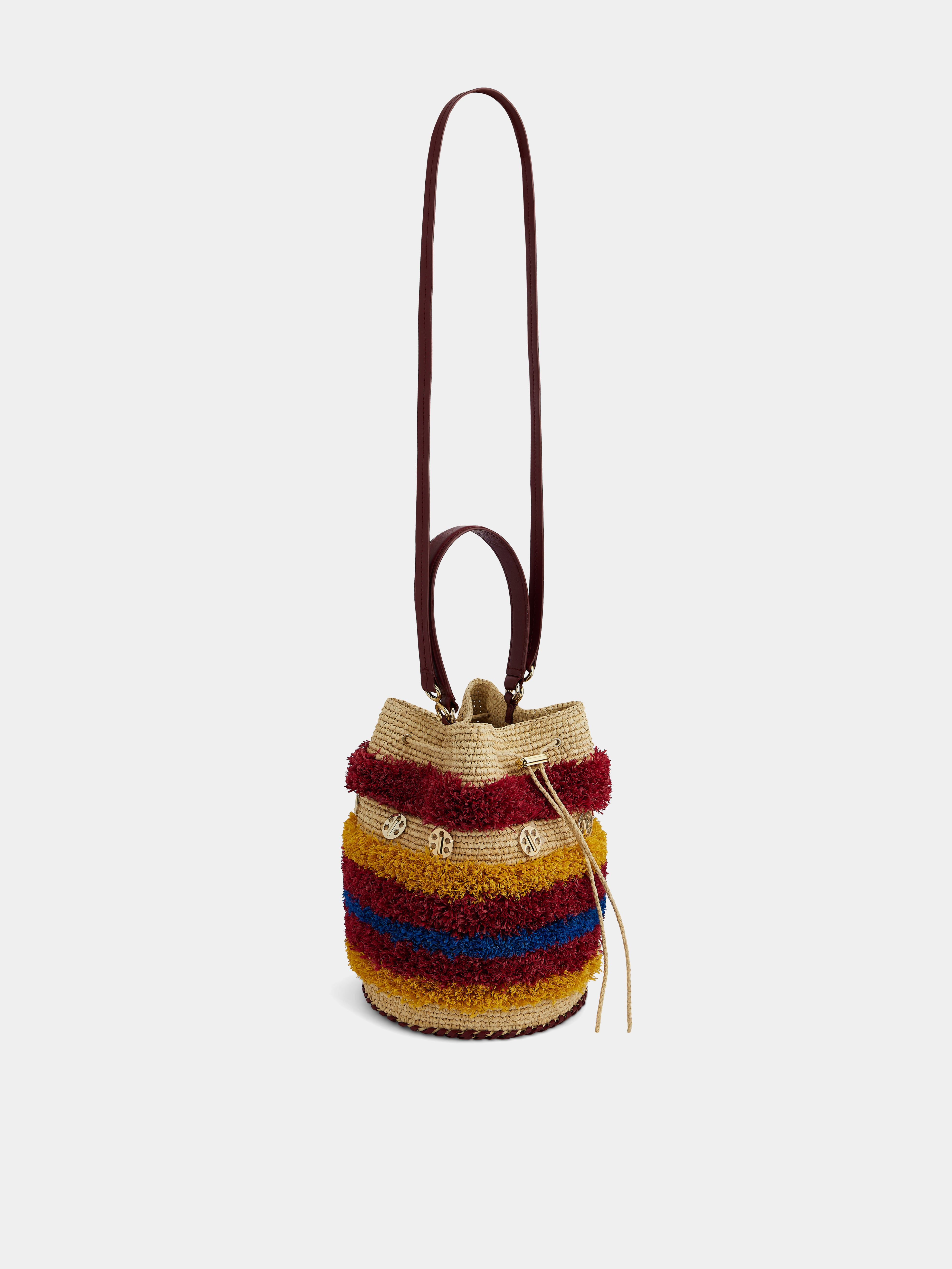 RAFFIA BUCKET BAG - 4