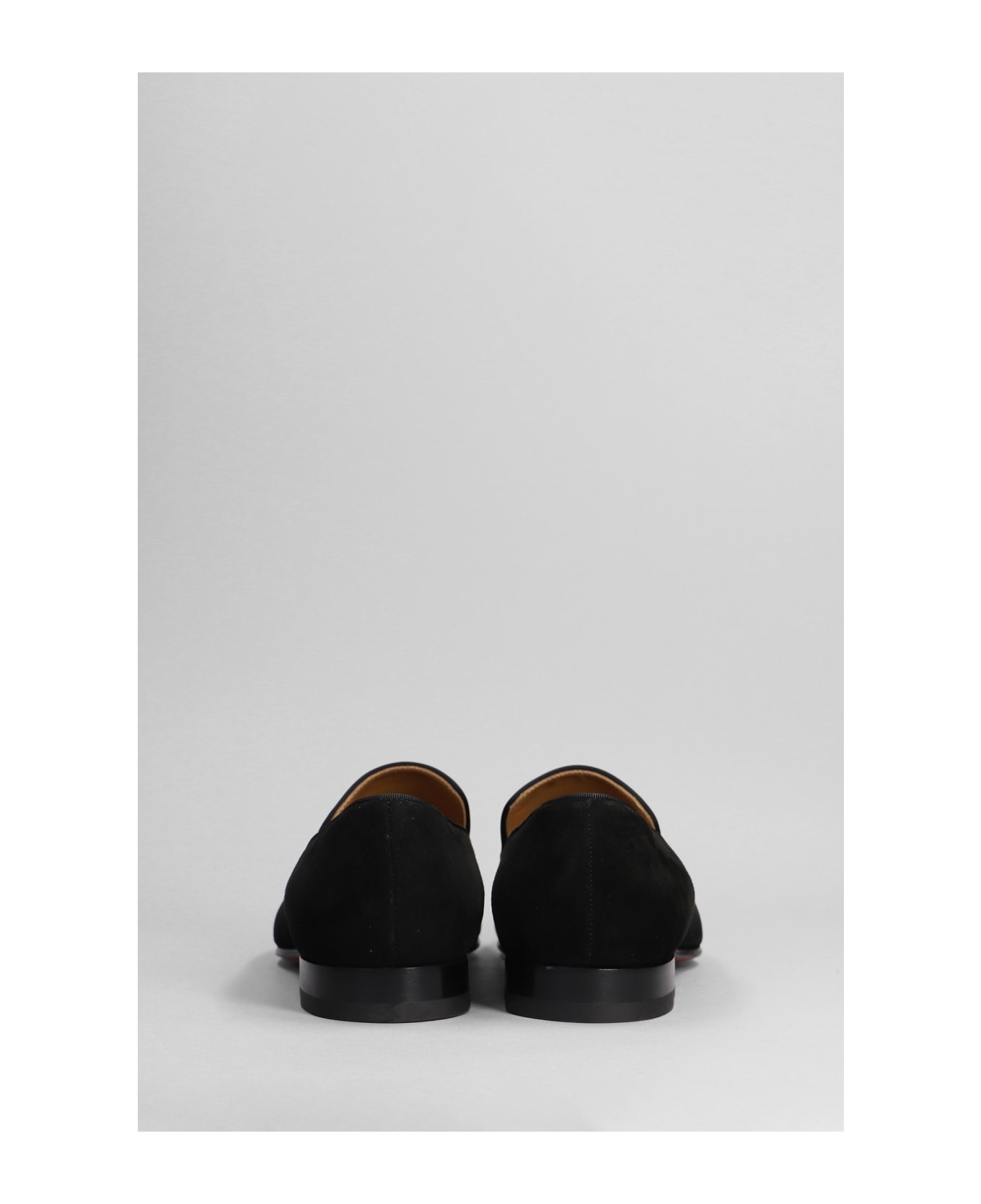 Dandelion Flat Loafers In Black Suede - 4