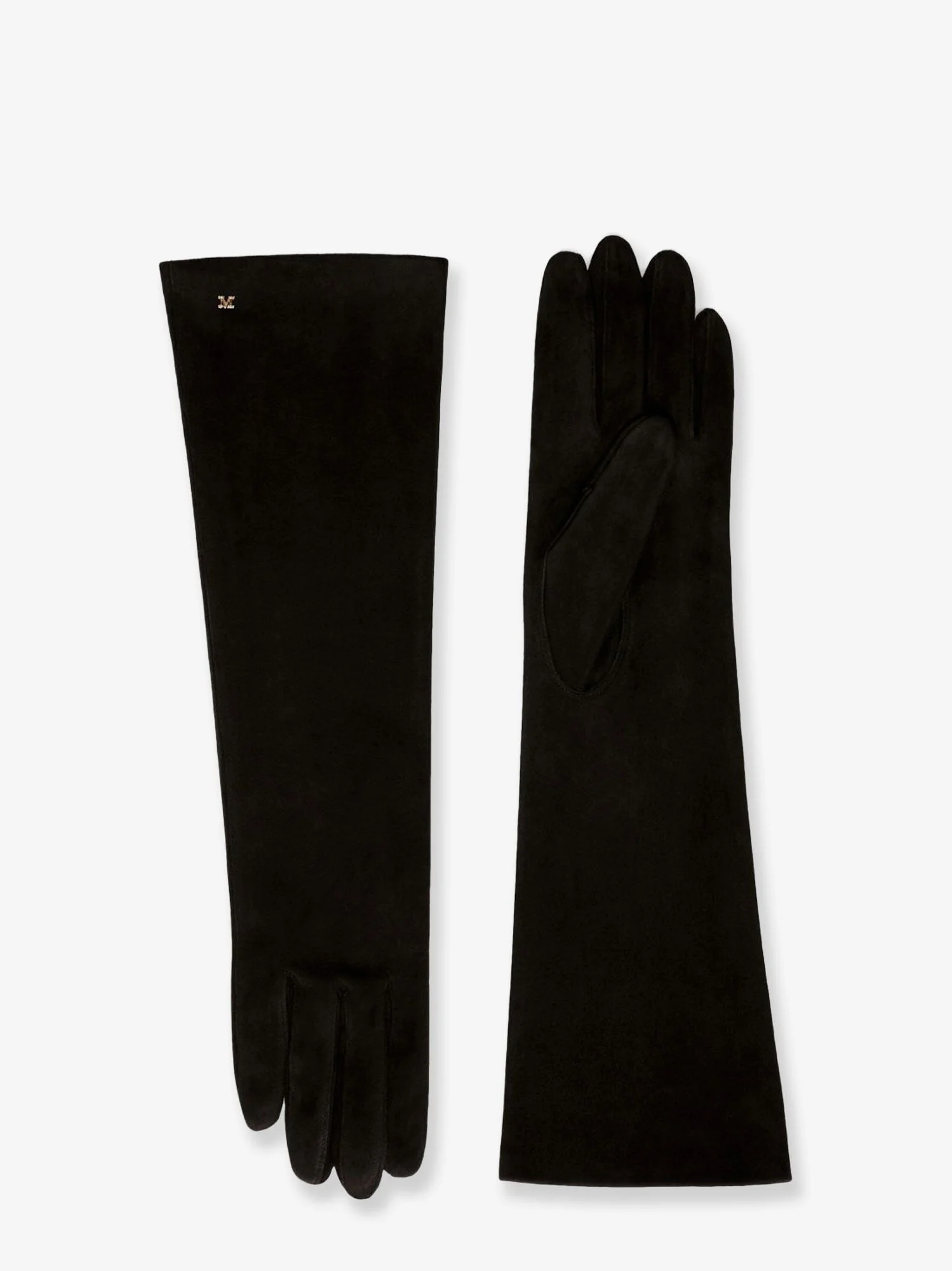Max Mara Afide Long Suede Gloves - 1
