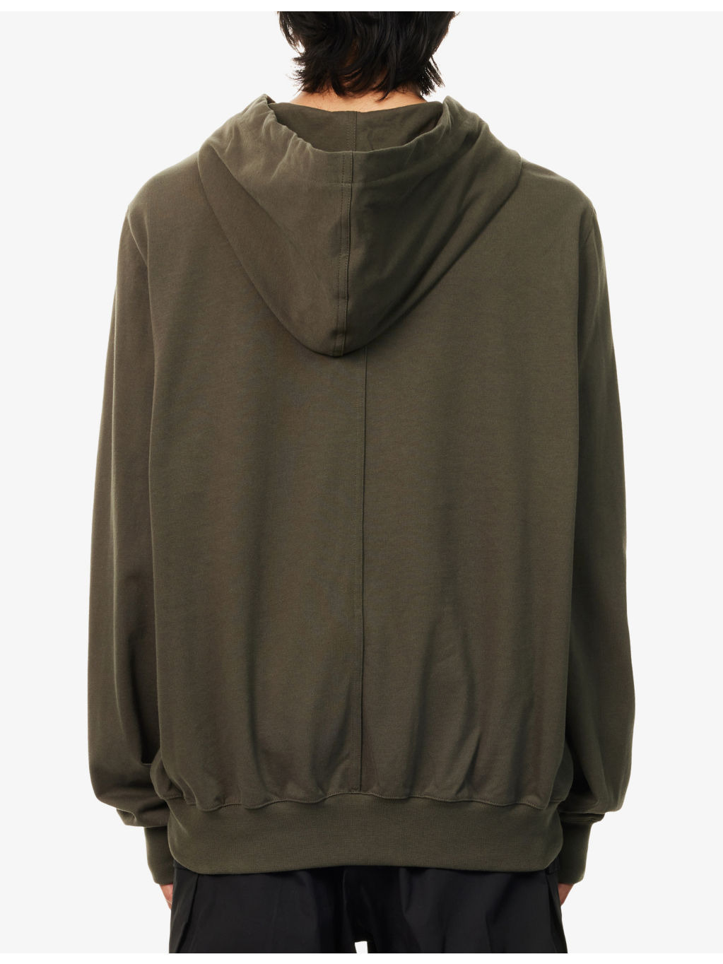 Relaxed-Fit Long-Sleeves Cotton-Jersey Hoody - 4