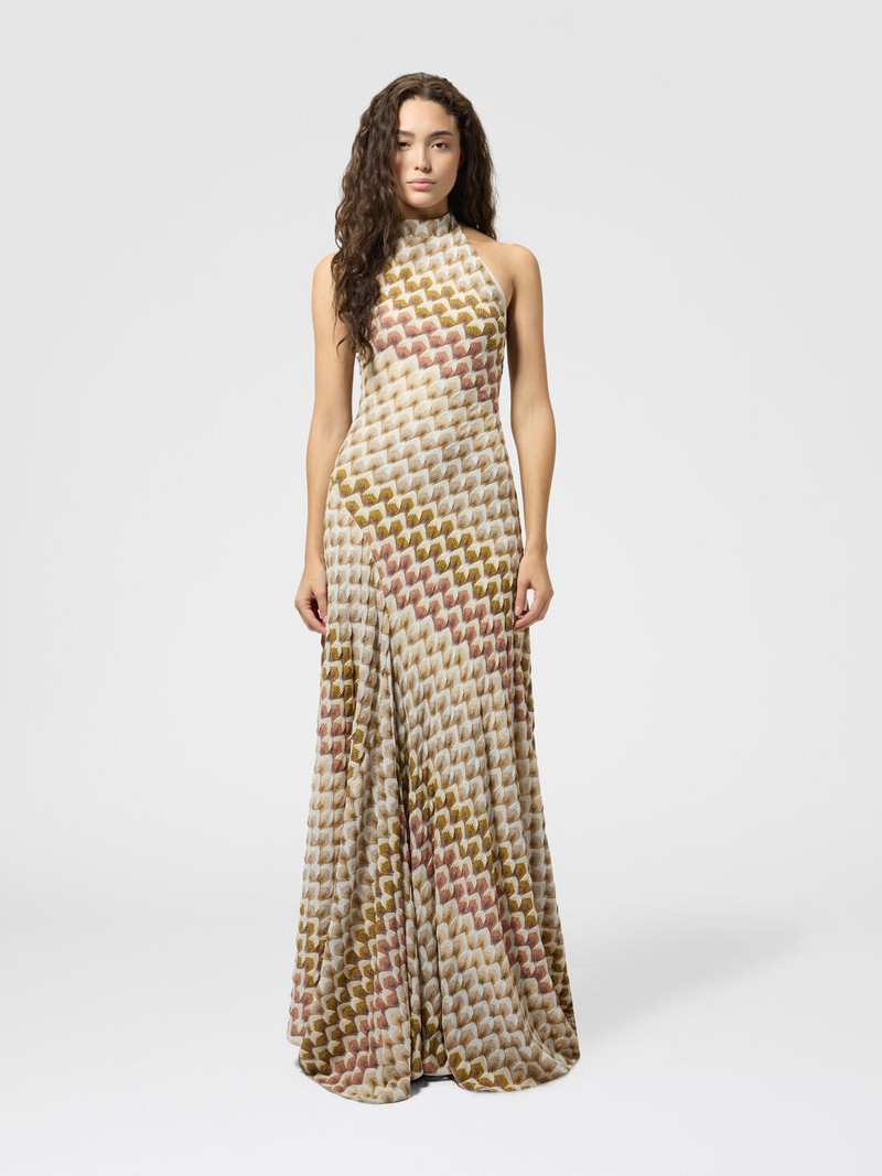 Missoni Long dress with halterneck outlook