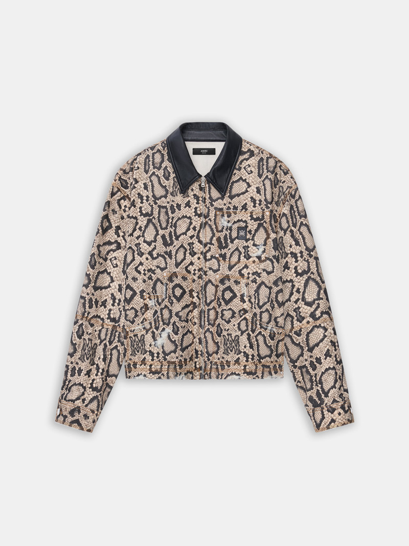 SNAKE DENIM WORK JACKET 1