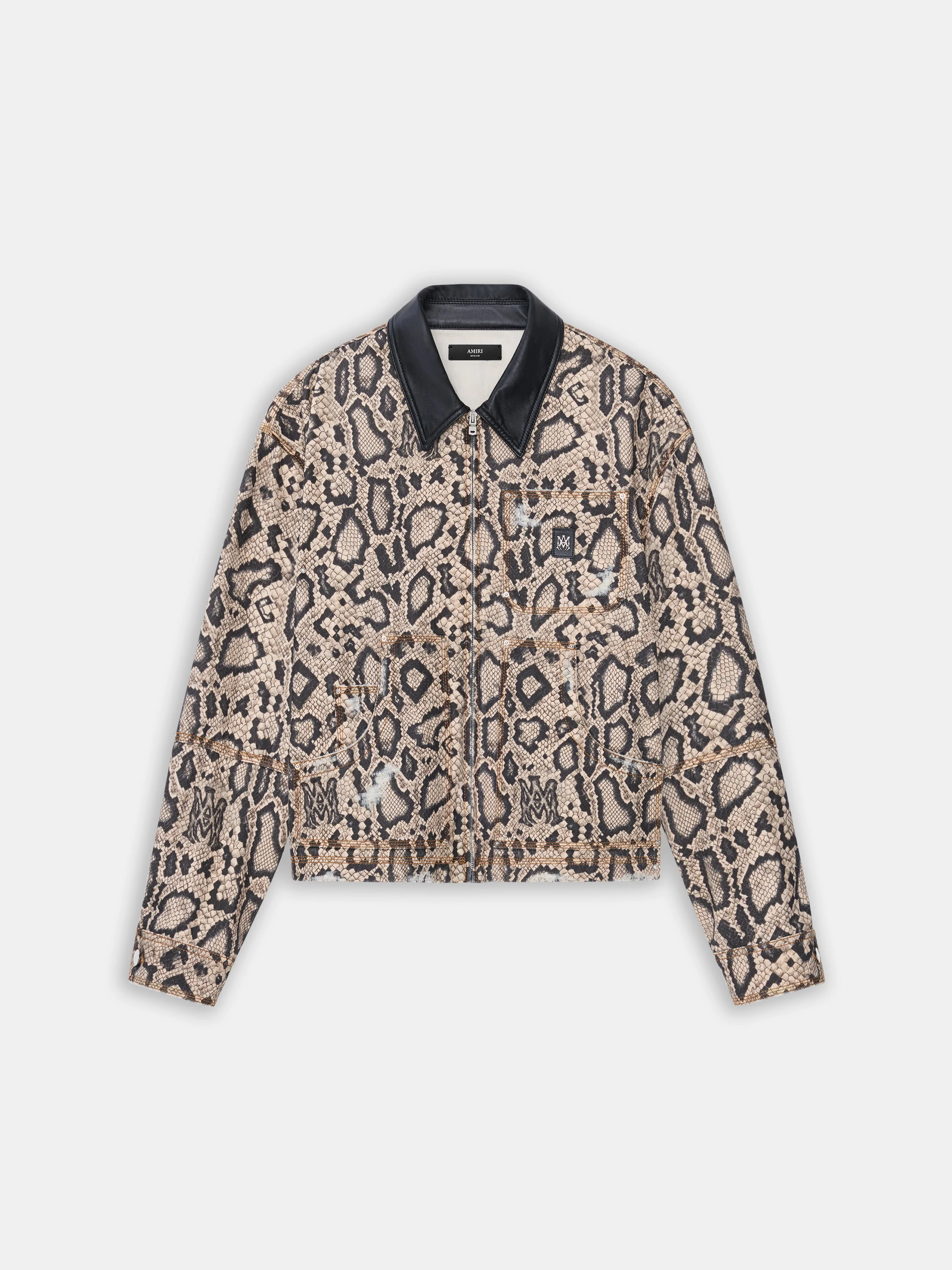 SNAKE DENIM WORK JACKET - 1