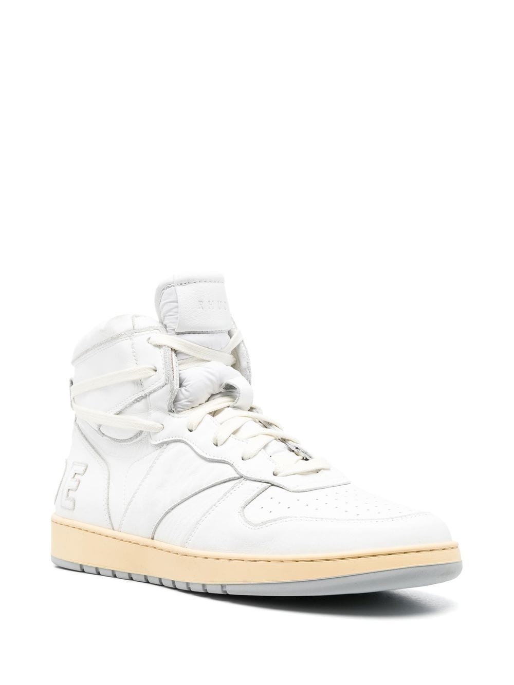 logo patch hi-top sneakers - 2