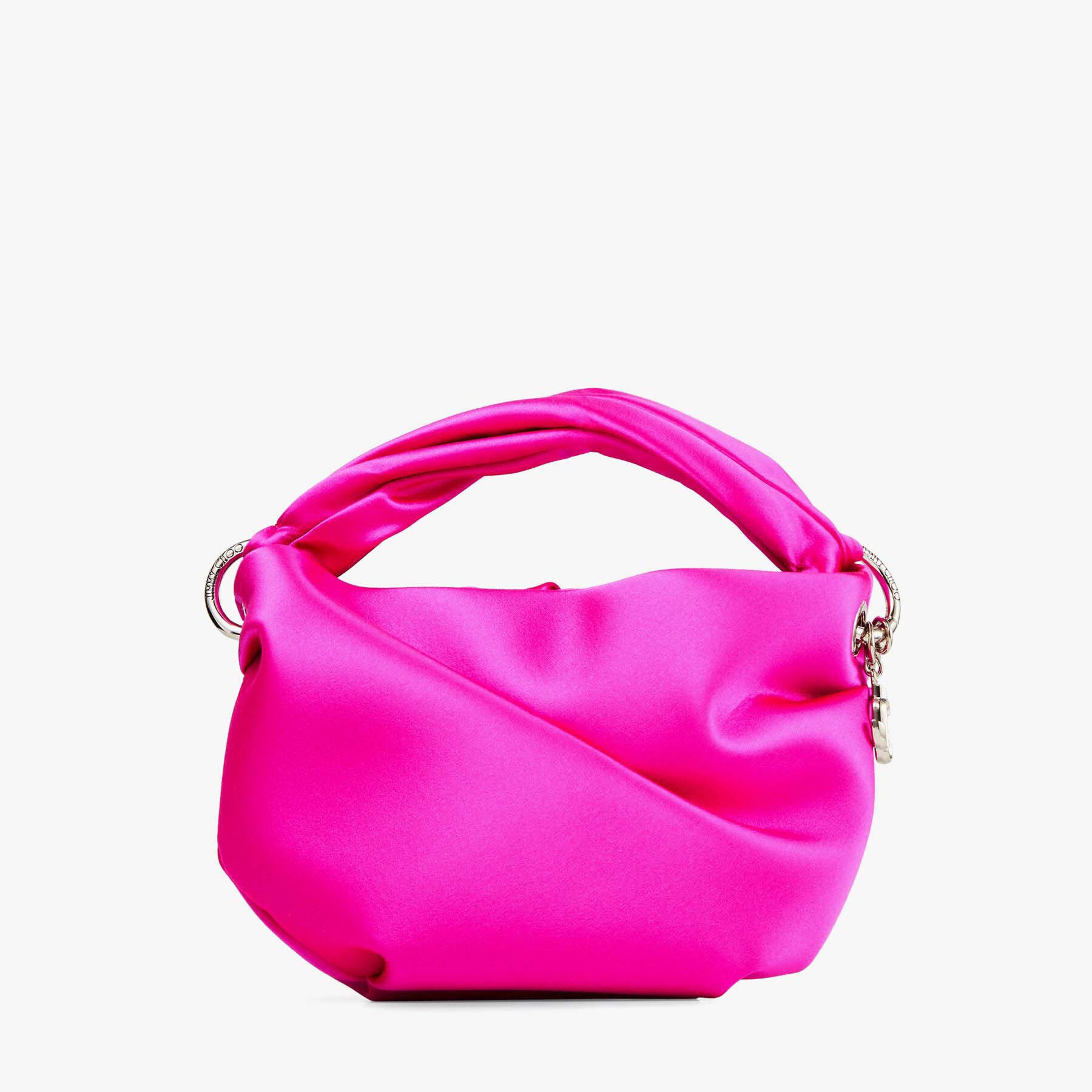 Bonny
Fuchsia Satin Bag with Twisted Handle - 1