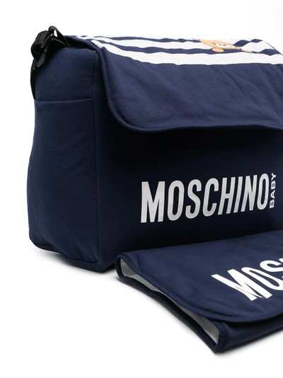 Moschino teddy bear logo changing bag outlook