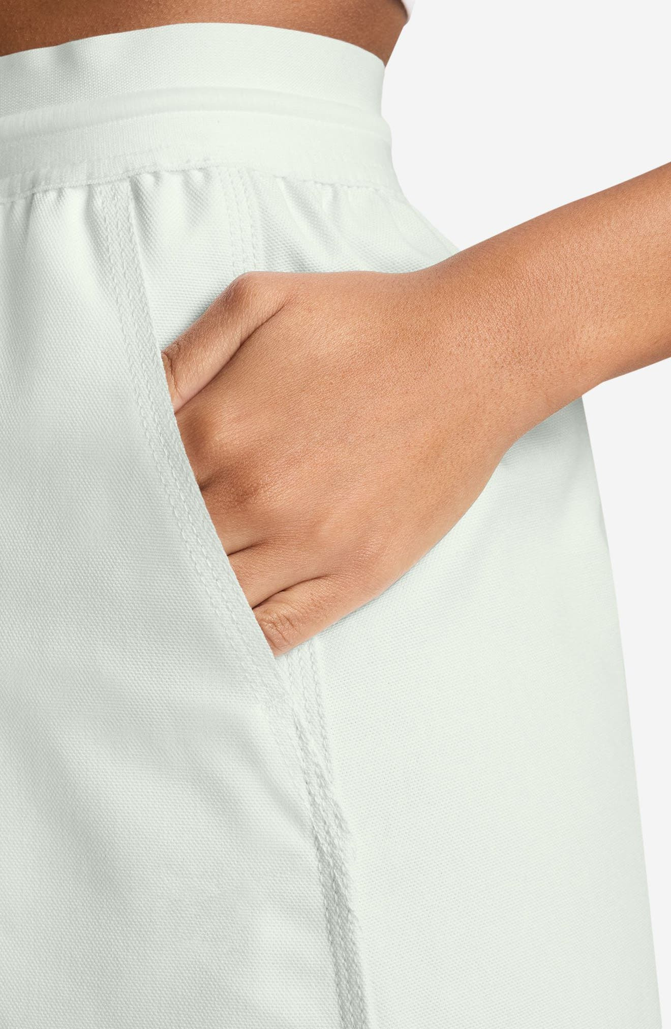 Nike Sportswear Cargo Skirt in Summit White/Black at Nordstrom - 4