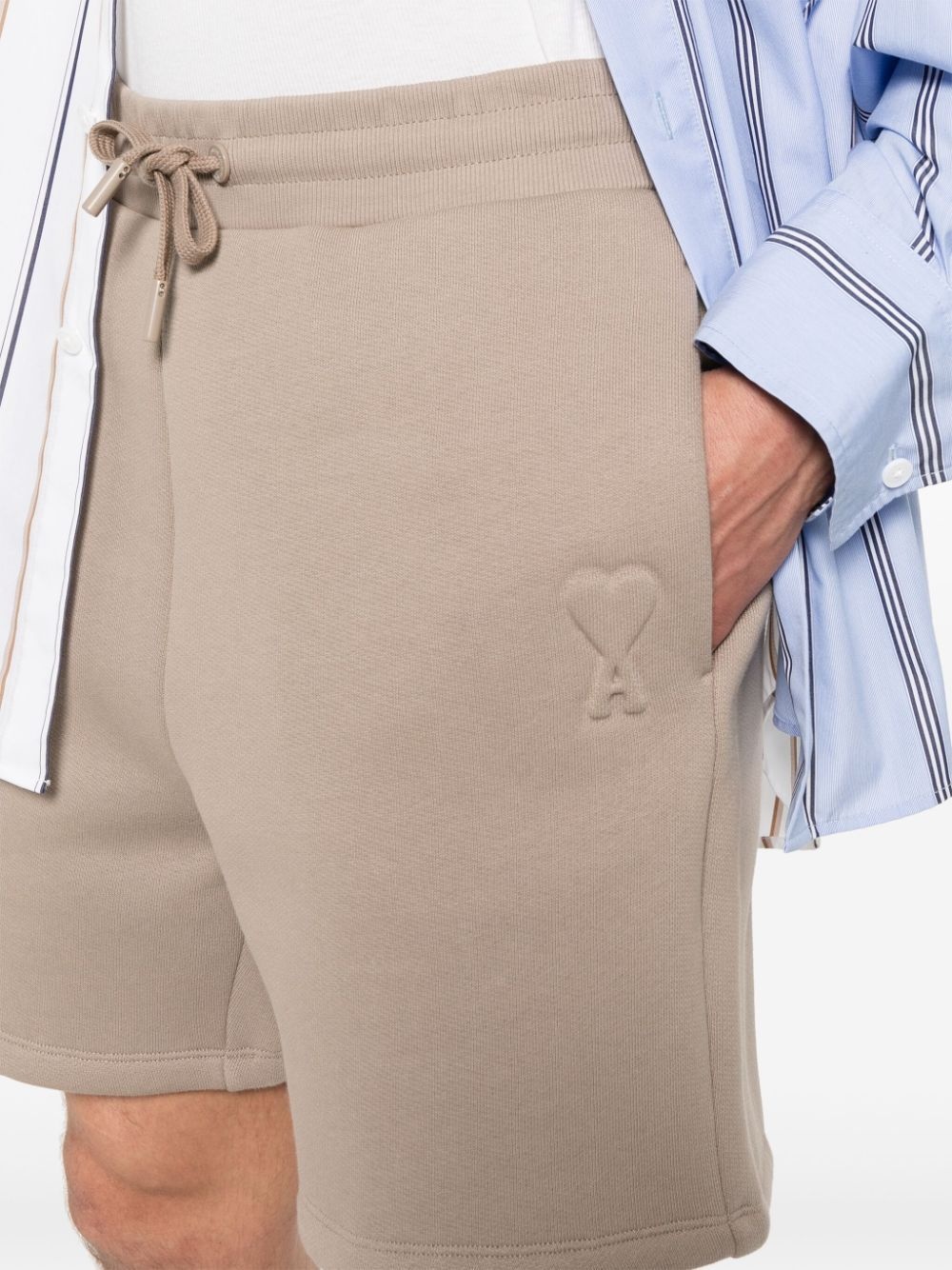 Ami de Coeur drawstring track shorts - 5
