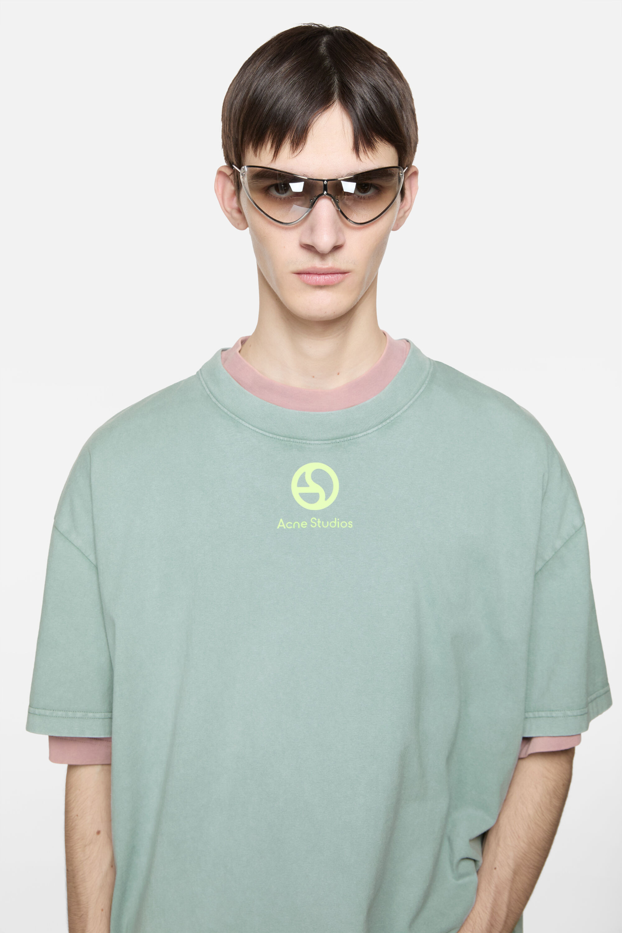 Logo t-shirt - Mint green - 4