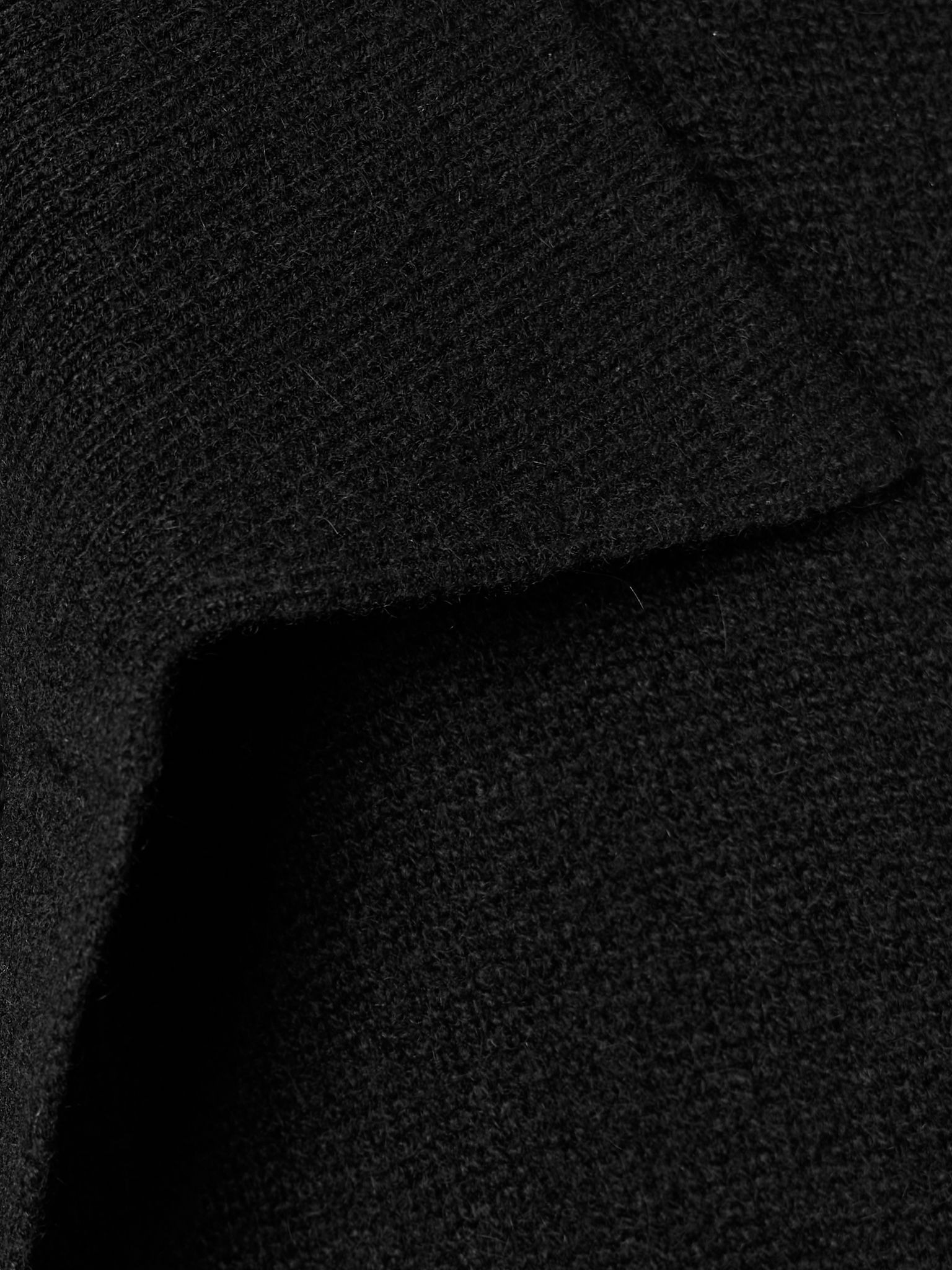 Shrunken Jo cashmere-blend polo shirt Black - 4