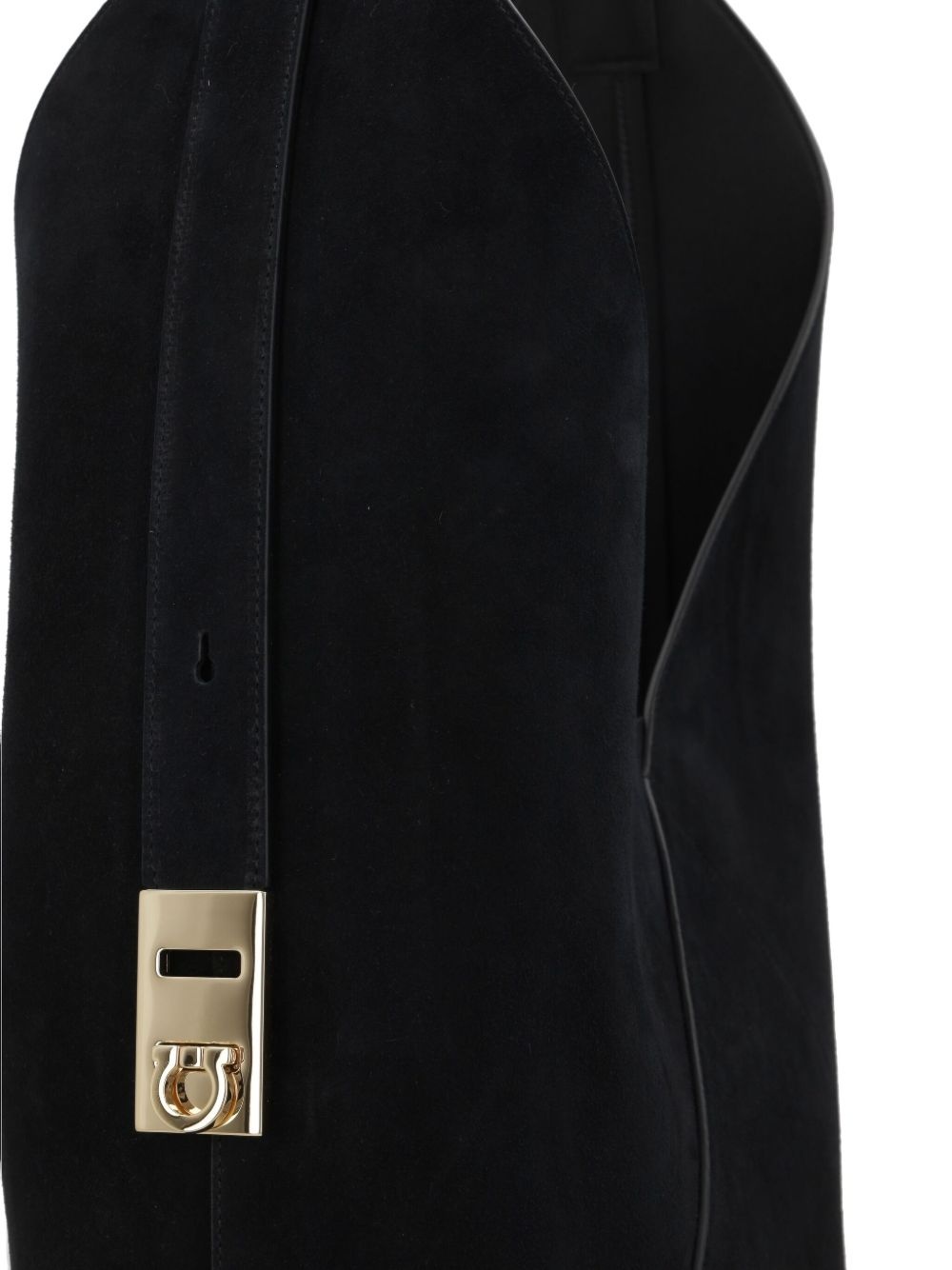 slouchy suede hobo bag - 4