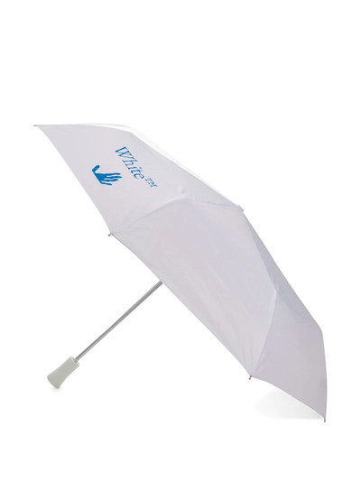 Off-White logo print umbrella outlook