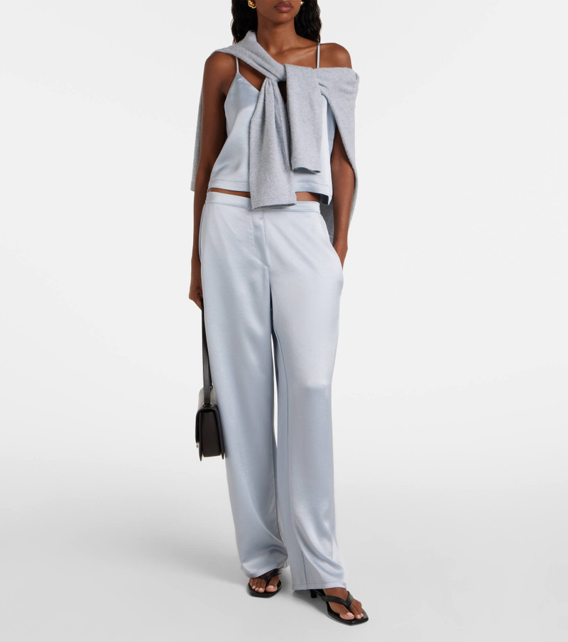 LESET Barb Button satin camisole outlook