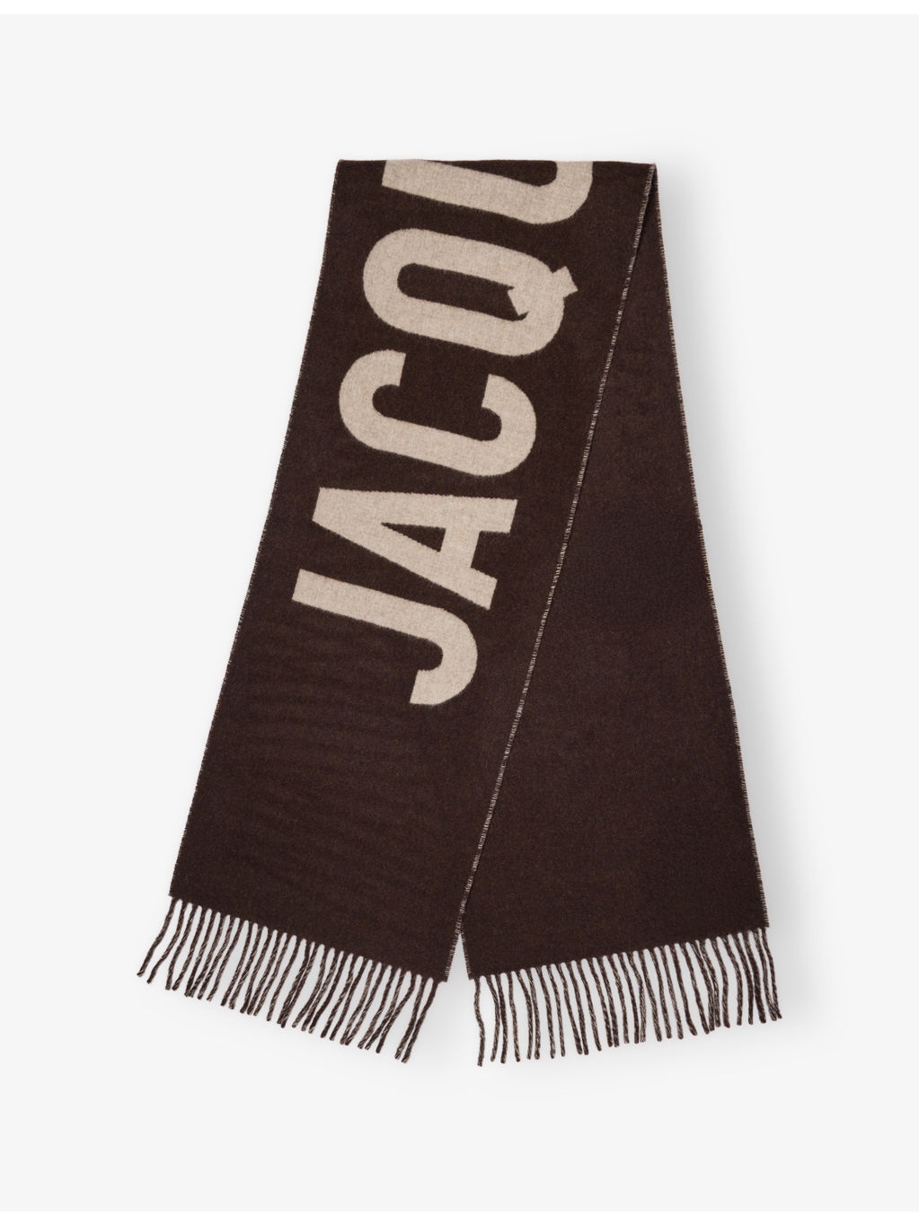 The Jacquemus Fringed Wool Scarf - 1