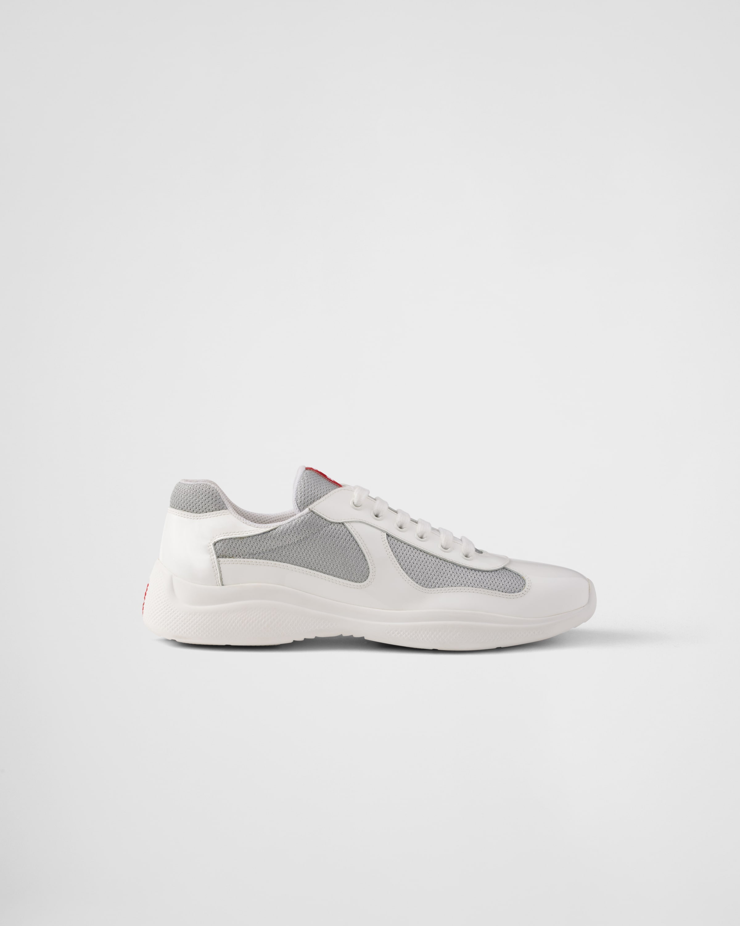 Patent leather and technical fabric Prada America's Cup sneakers - 2