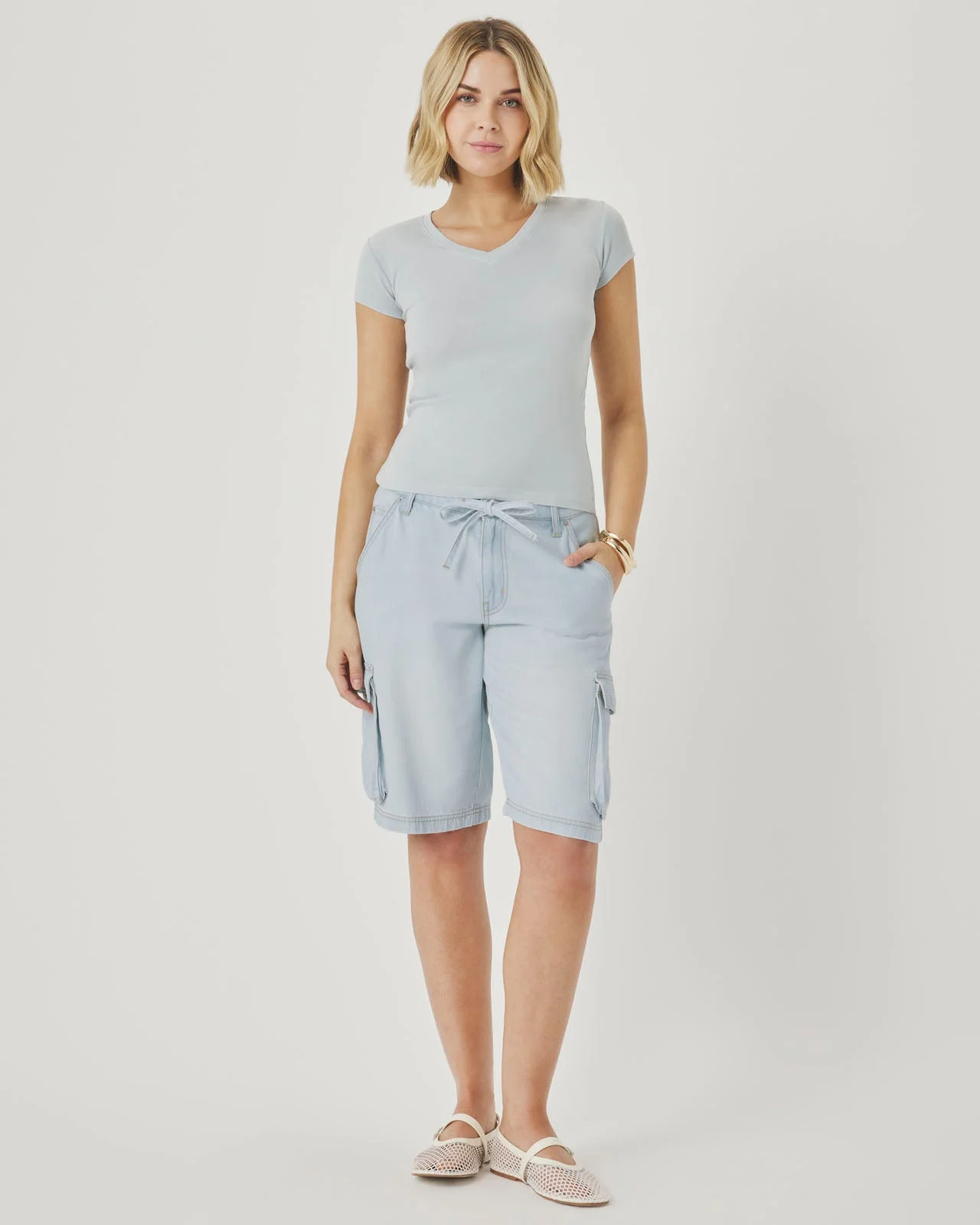 Lounge Denim Cargo Short - 1