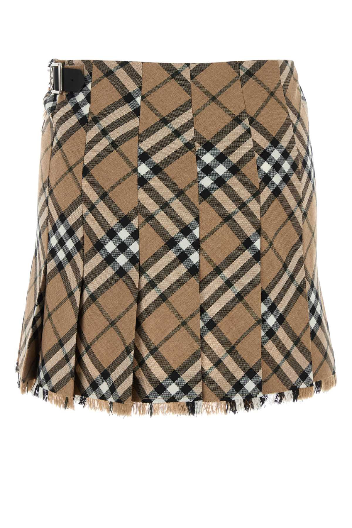 Burberry Women Embroidered Polyester Blend Mini Skirt - 2