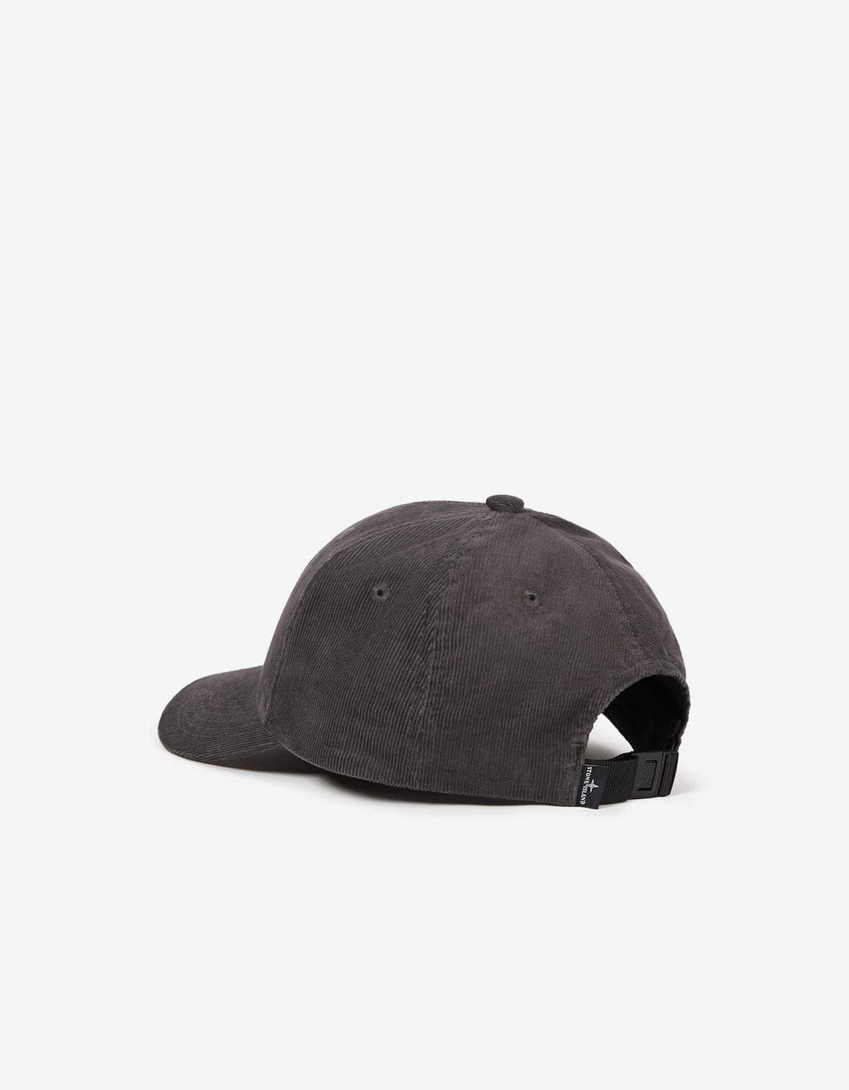 Stone Island Grey Corduroy Logo Cap - 3