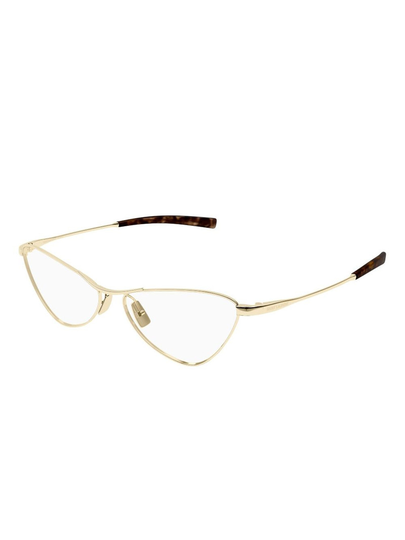 SAINT LAURENT cat-eye glasses outlook