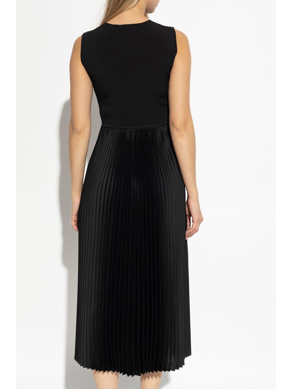 pleated satin dress - 4