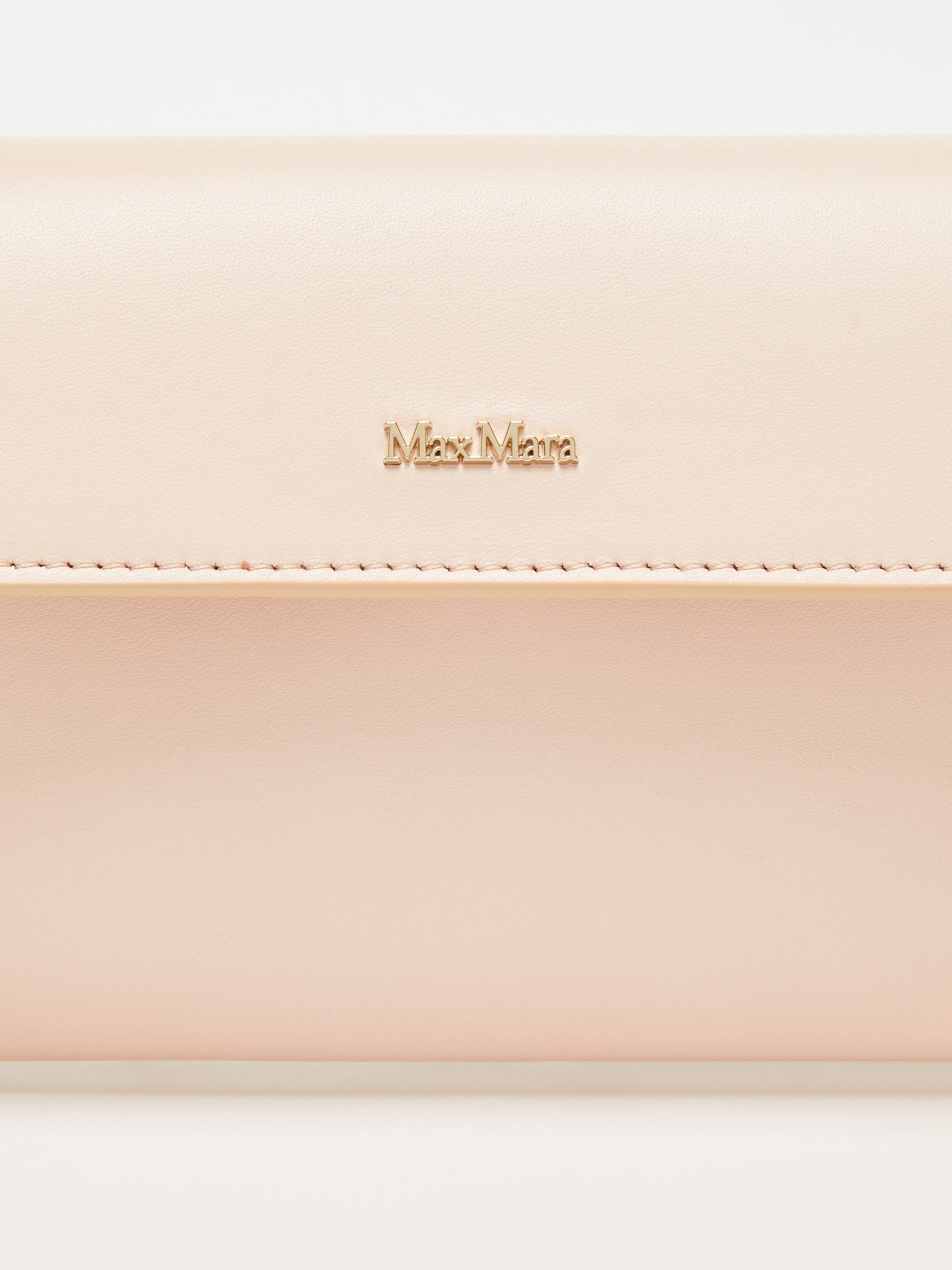 LONGENVELOPE Smooth semi-gloss leather clutch bag - 4
