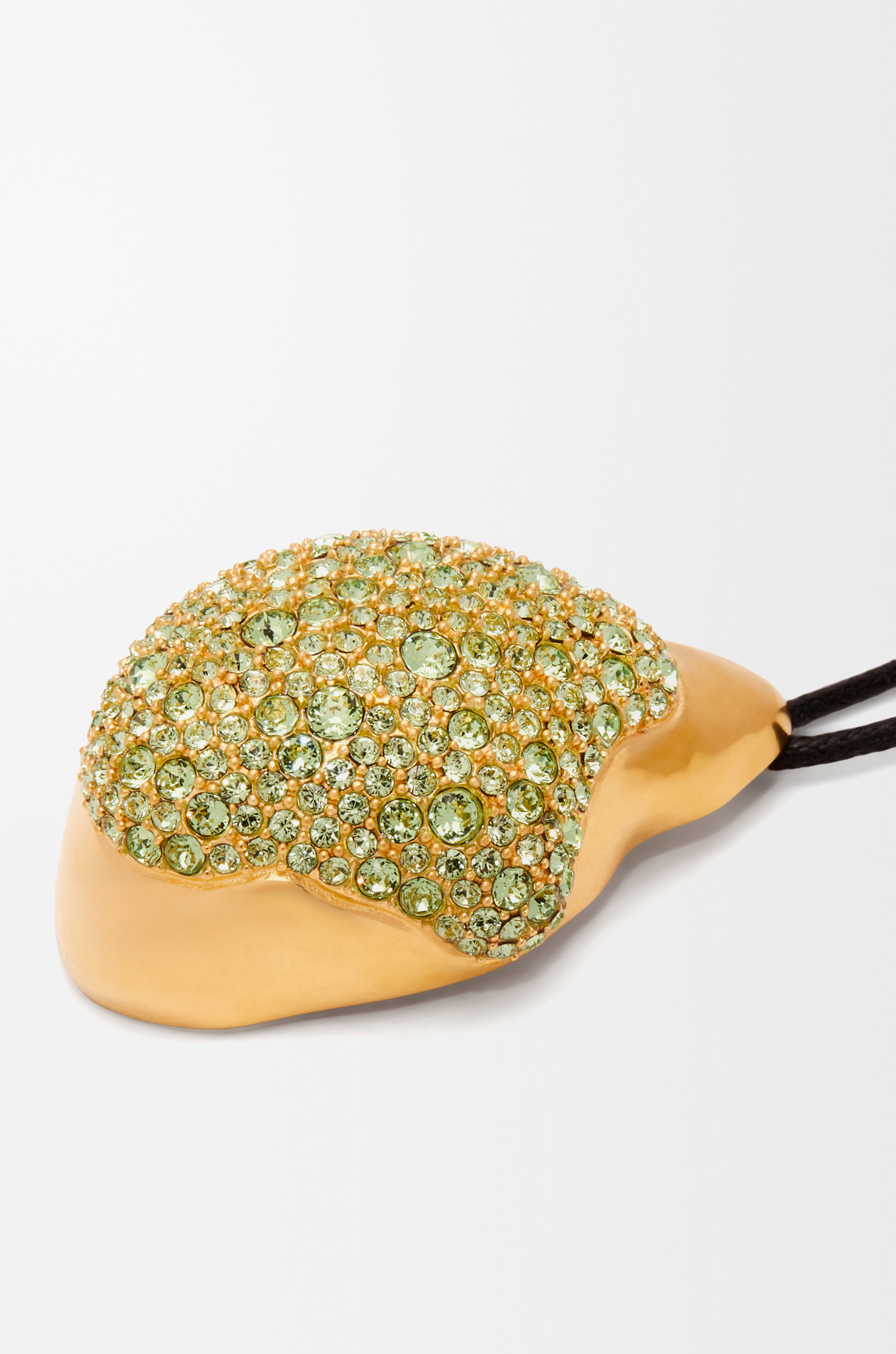 Foam Drip pendant necklace in sterling silver and crystals - 4