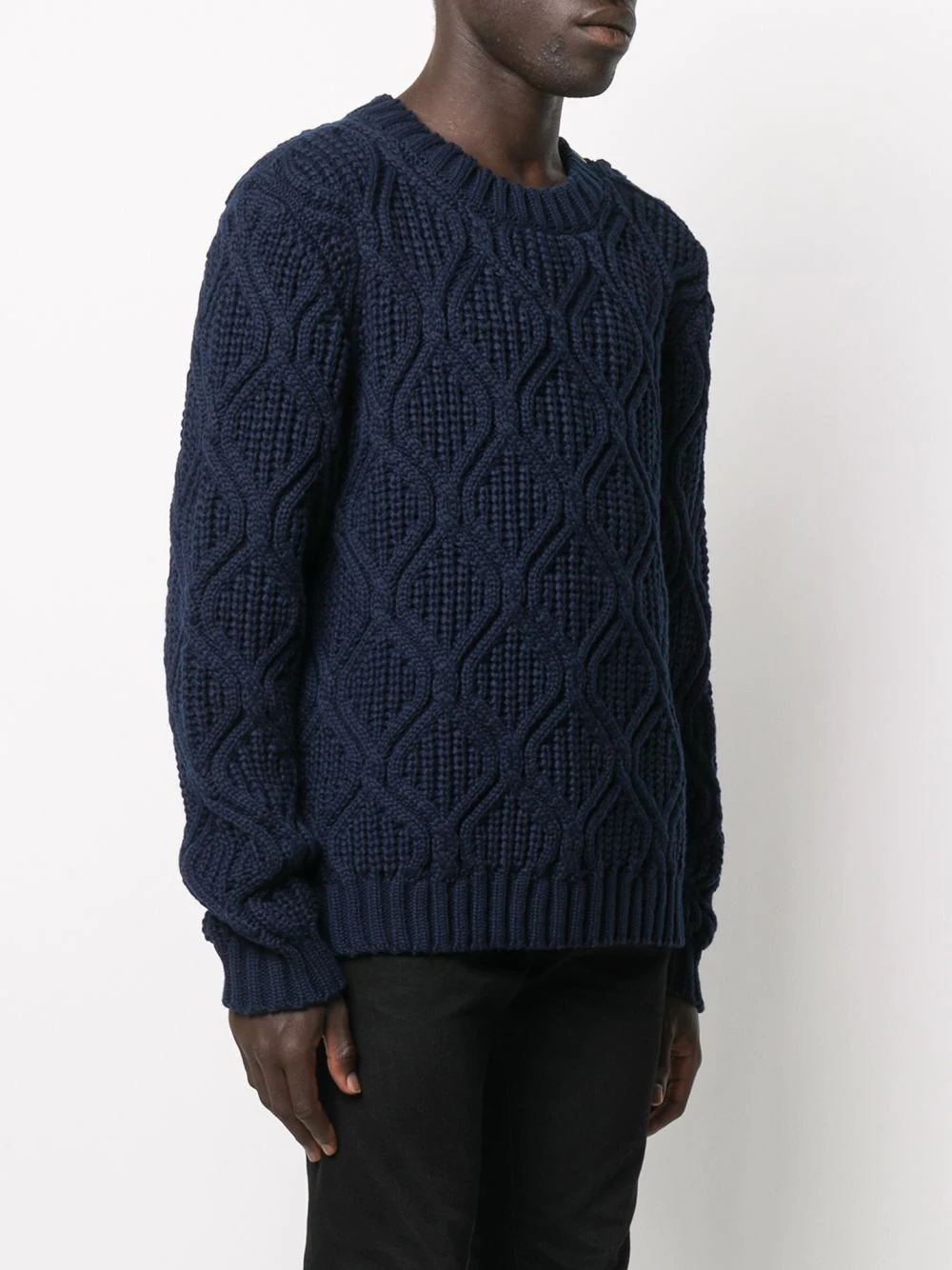 cable-knit jumper - 3