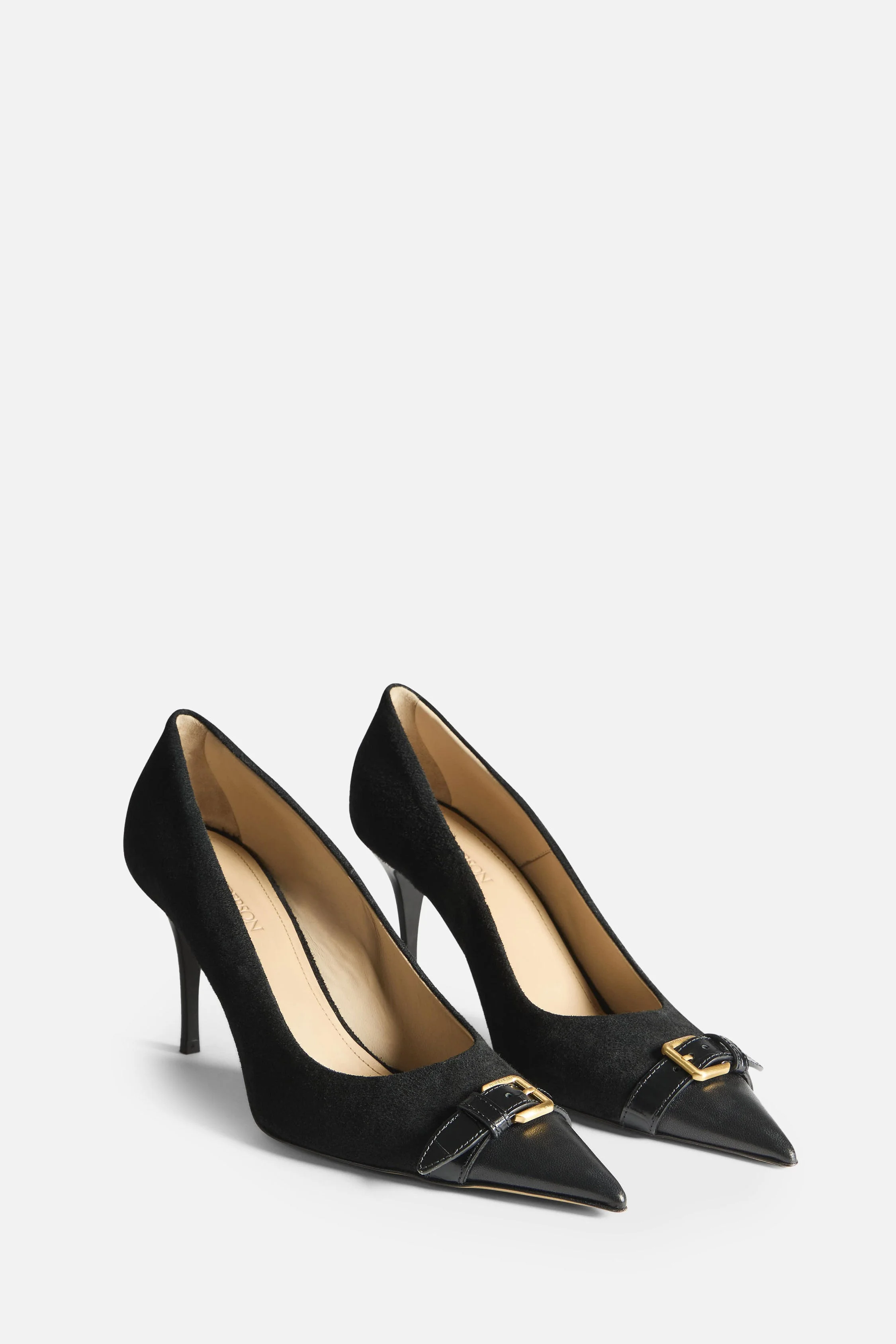 SHOES WITH HEEL AND BUCKLE - 1