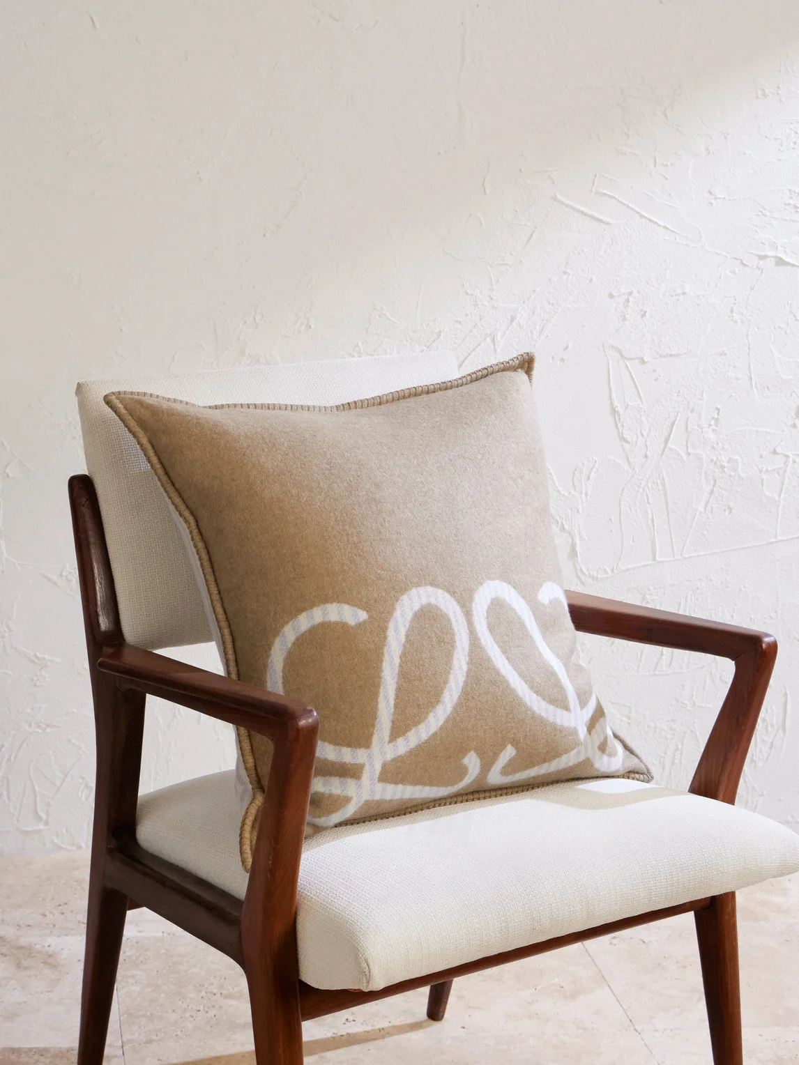 Anagram Wool and Cashmere-Blend Cushion - 1