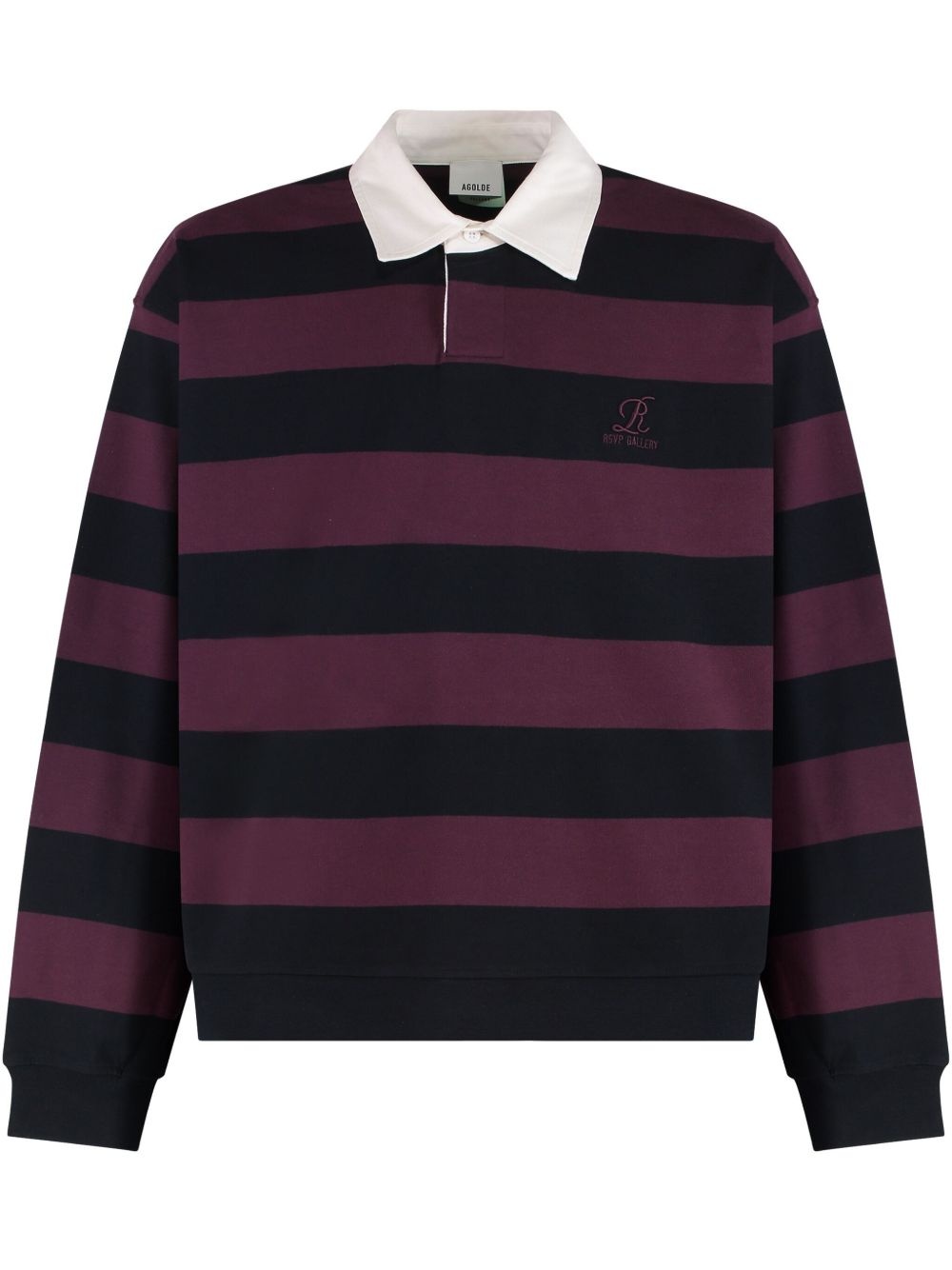 x RSVP Gallery long-sleeves cotton polo shirt - 1