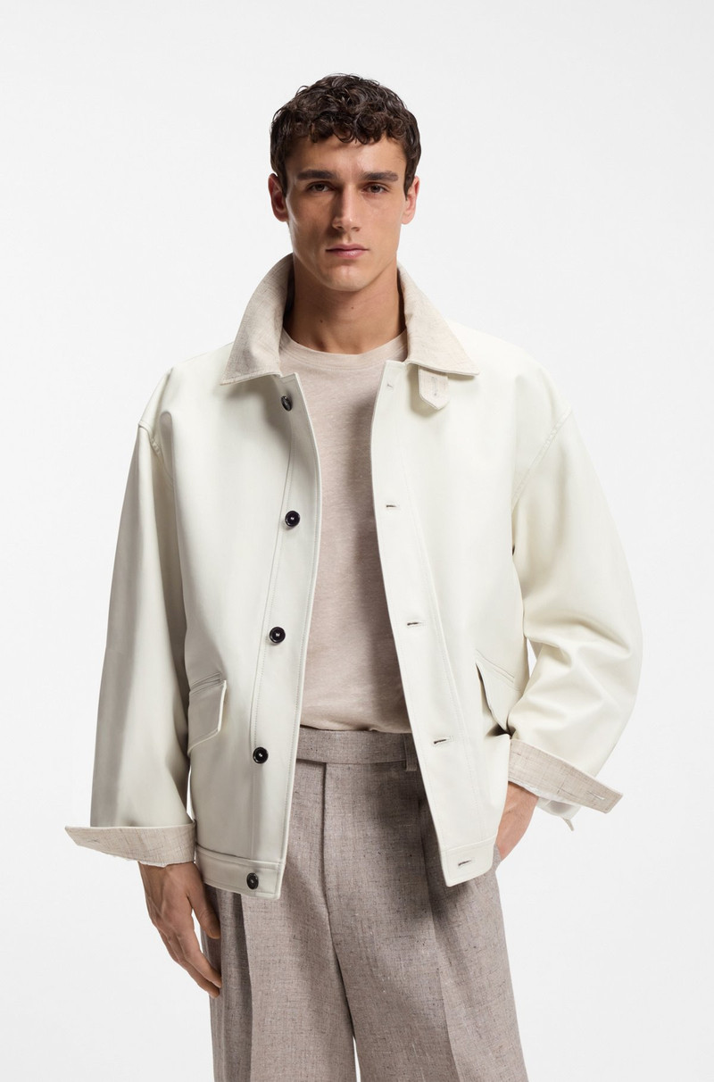 NAPPA LEATHER JACKET IN AN OVERSIZED FIT 2