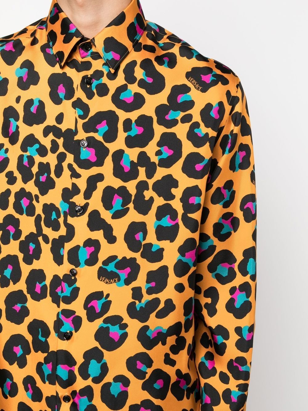 Daisy leopard-print silk shirt - 5