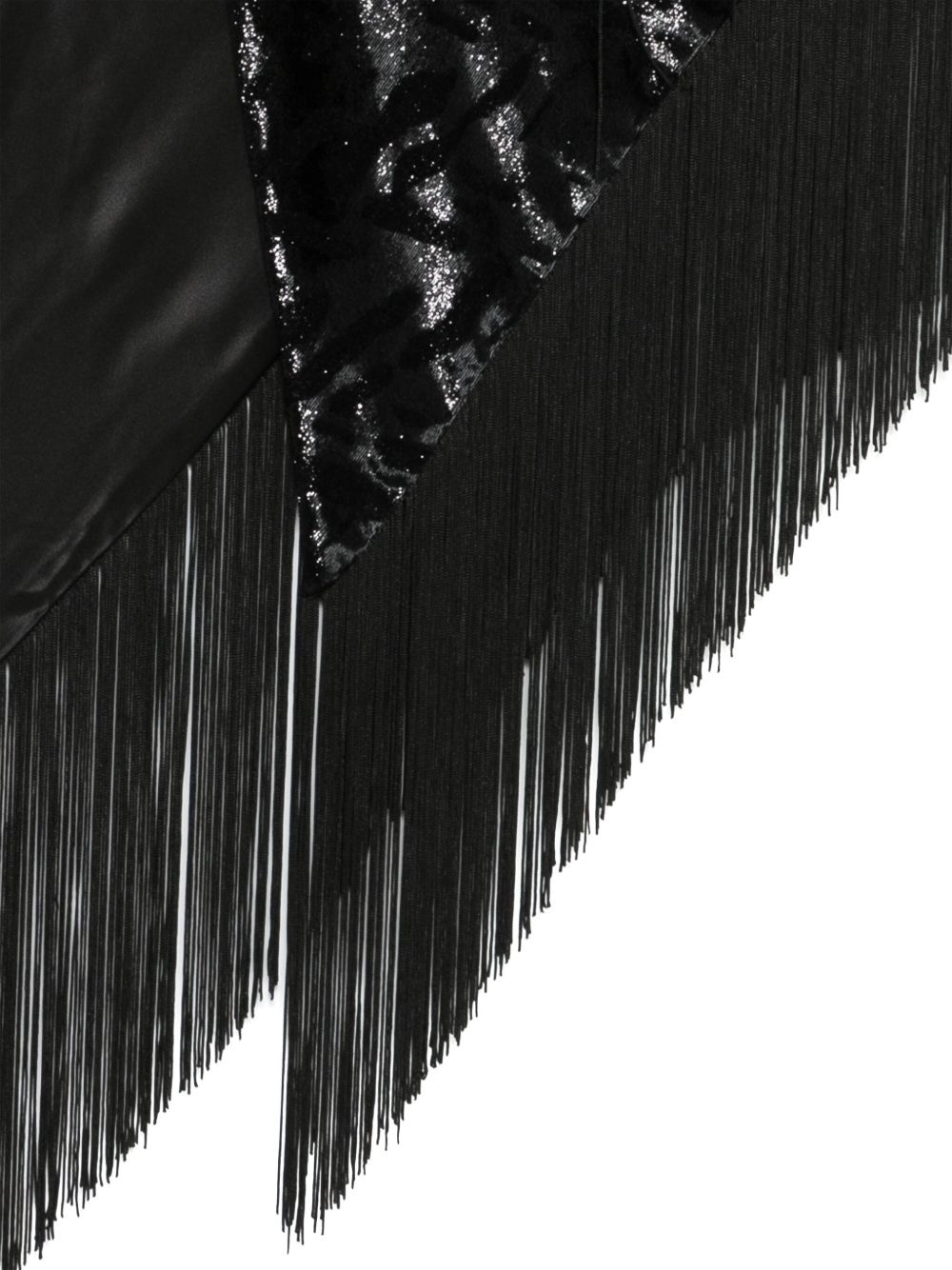fringe-detail shawl - 2