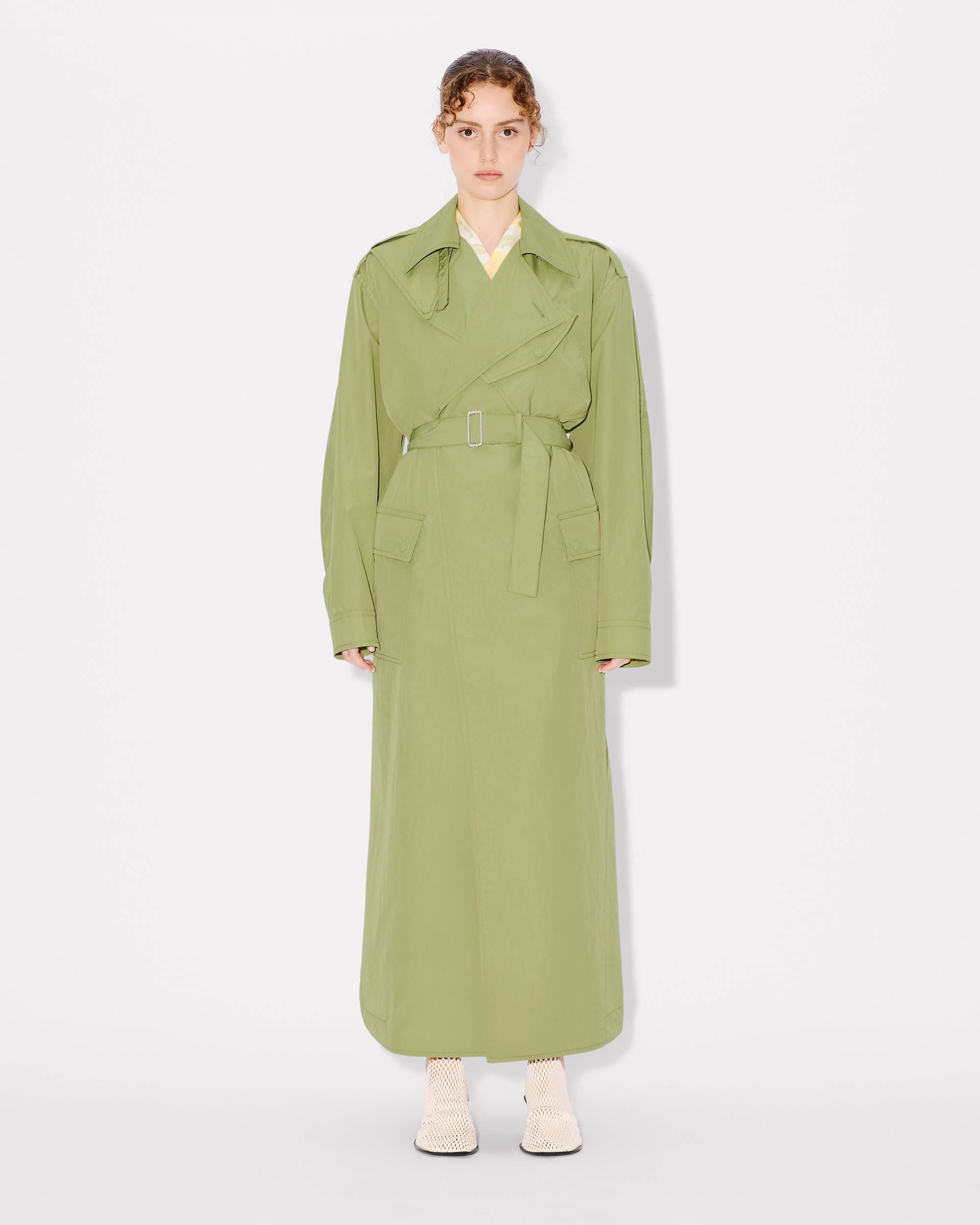 Long trench with kimono sleeves - 3
