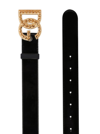 Dolce & Gabbana studded DG-buckle belt outlook