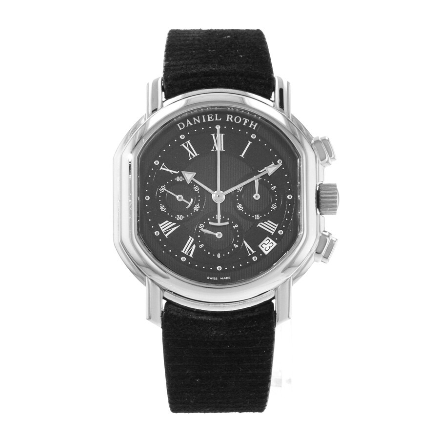 Daniel Roth - Pre-owned Daniel Roth Masters Chronograph Automatic Black Dial Men's Watch S247 - 2