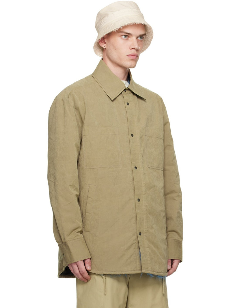 Beige Padded Shirt 2