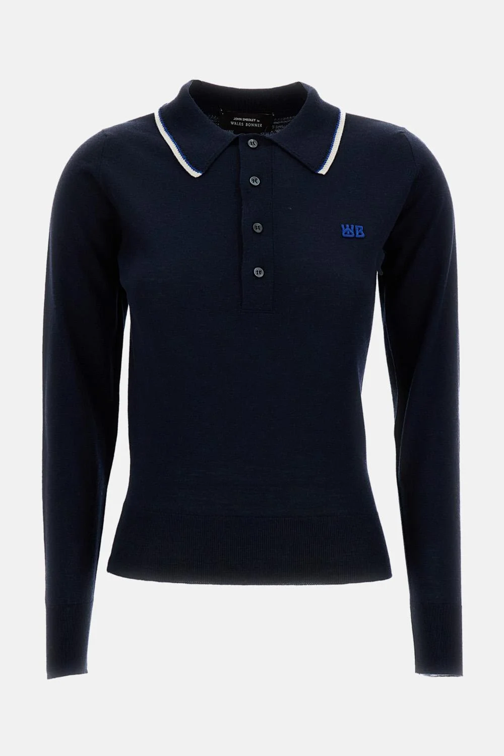 Long-sleeve polo John Smedley for Wales Bonner - 1
